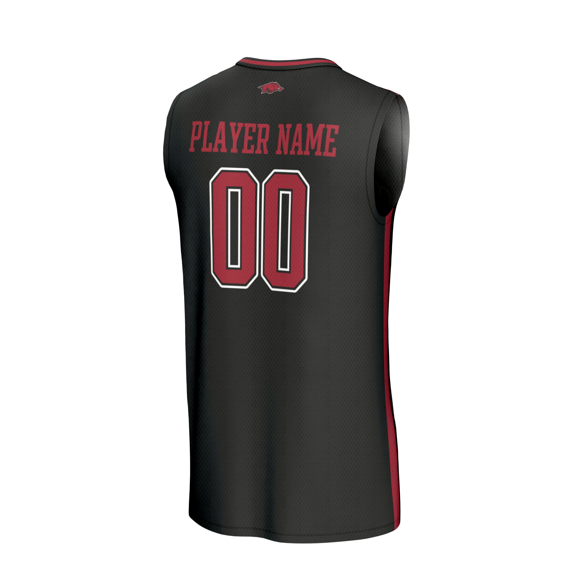 Collegiate Arkansas Razorbacks Player Jersey Black NCAA College Basketball Fan Wear Collegiate