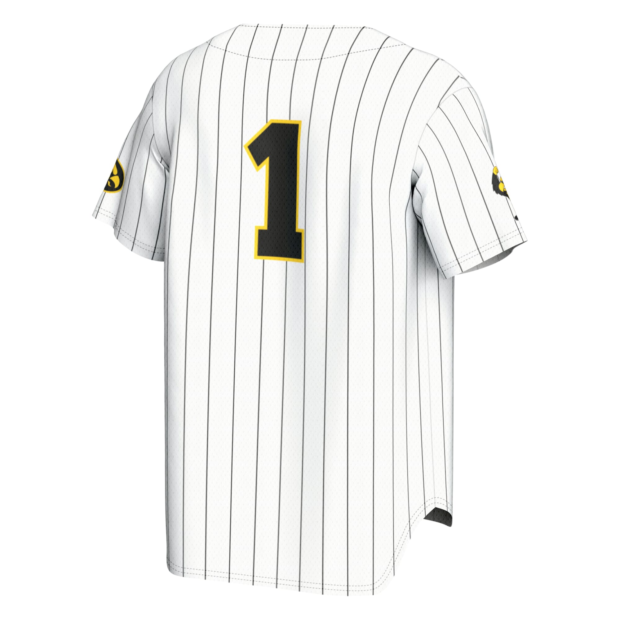 Collegiate Baseball Fashion Iowa Hawkeyes Game Jersey White NCAA College Baseball Fan Wear Collegiate Baseball Fashion