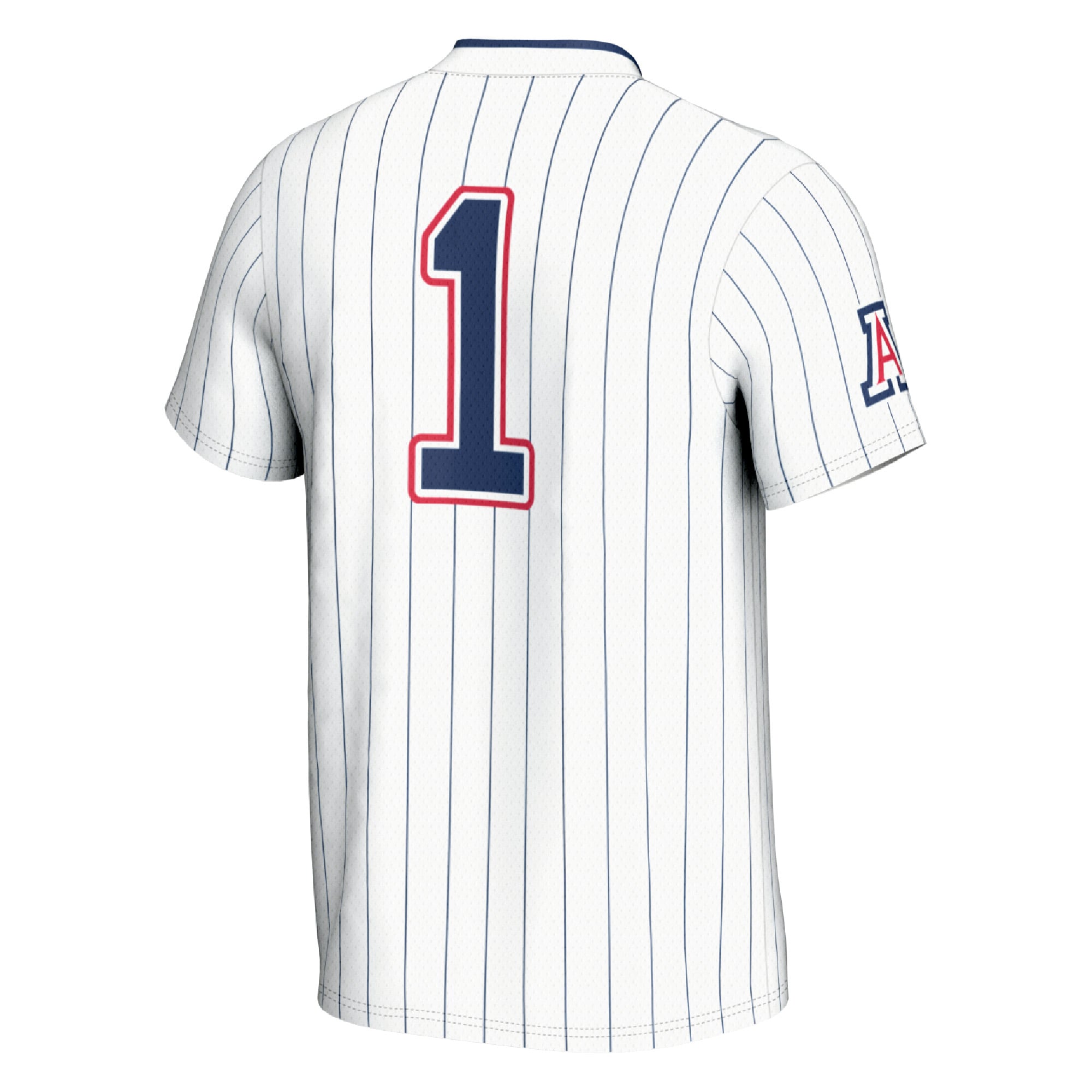 Softball Fashion Arizona Wildcats Game Jersey No.1 White NCAA College Softball Fan Wear