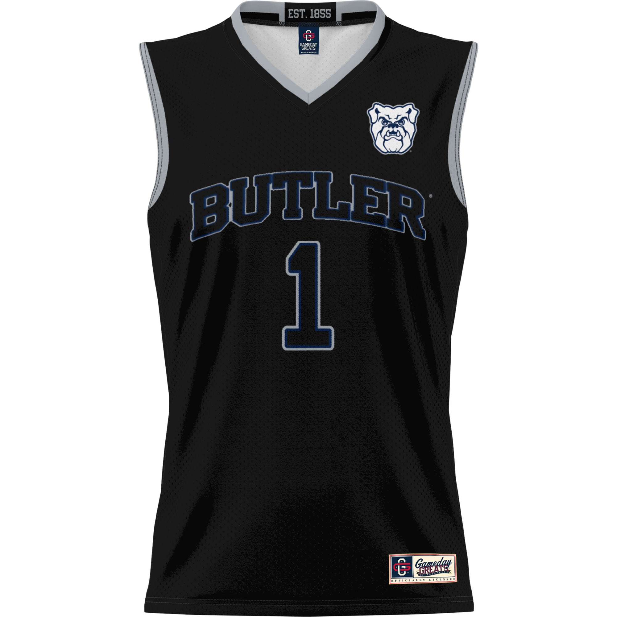 Basketball Butler Bulldogs Game Jersey Black NCAA College Basketball Fan Wear