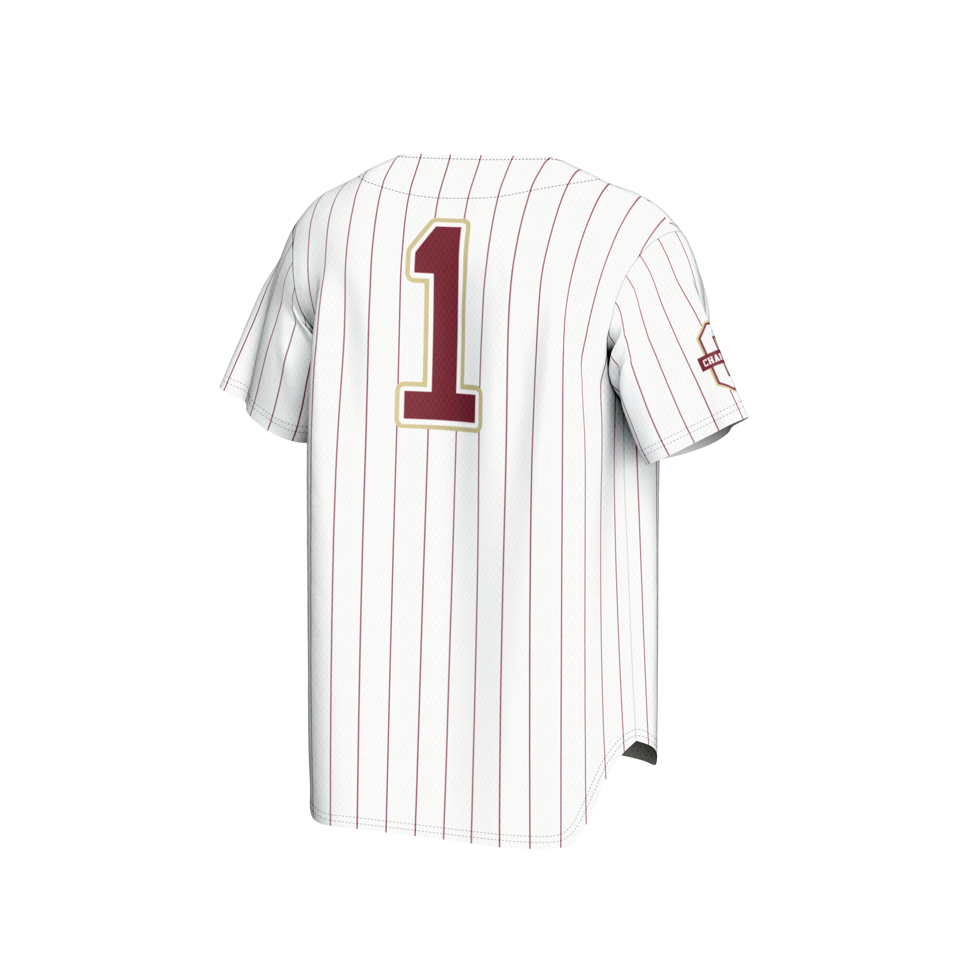 Baseball Fashion Charleston Cougars Game Jersey White NCAA College Baseball Fan Wear Baseball Fashion