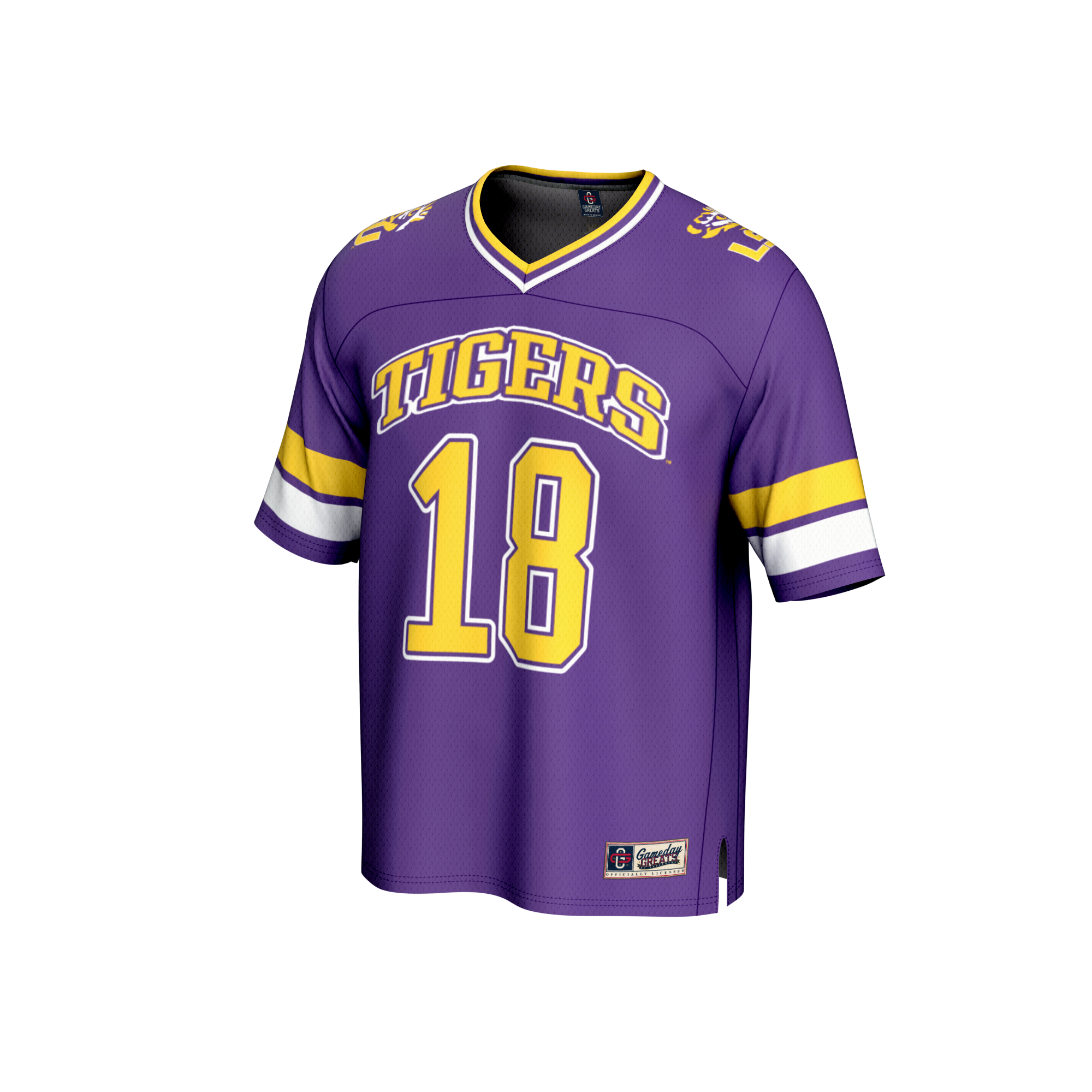 Garrett Nussmeier NIL LSU Tigers Player Jersey Purple NCAA College Football Fan Wear