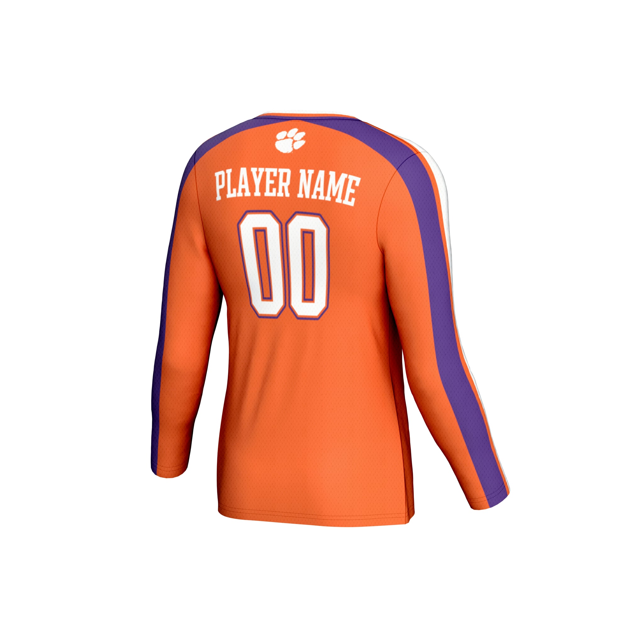 NIL Pick- Collegiate Clemson Tigers Player Jersey Orange NCAA College Volleyball Fan Wear