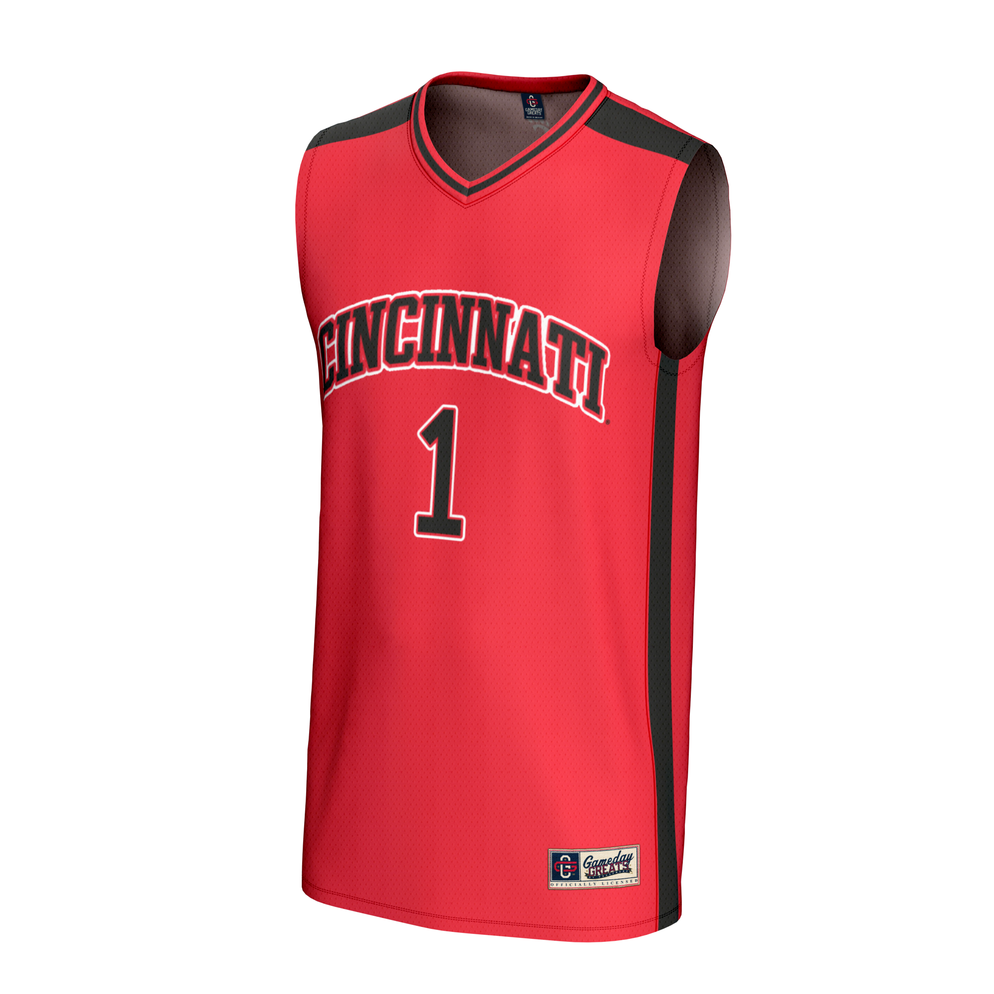 Collegiate Basketball Fashion Cincinnati Bearcats Game Jersey Red NCAA College Basketball Fan Wear
