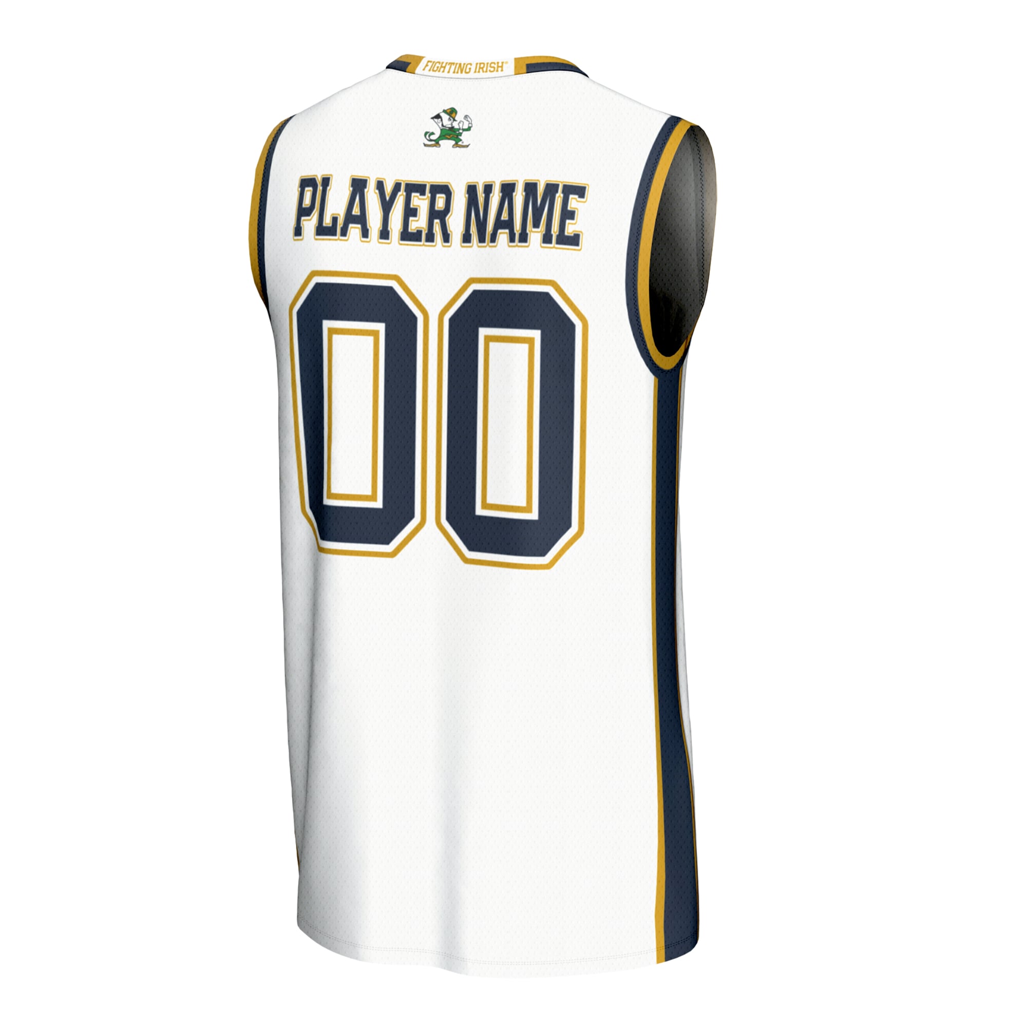 NIL Pick- Basketball Notre Dame Fighting Irish Player Jersey White NCAA College Basketball Fan Wear