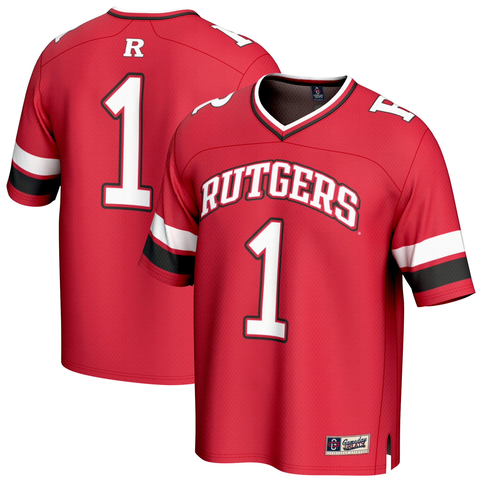 Collegiate Fashion Rutgers Scarlet Knights Game Jersey Scarlet NCAA College Football Fan Wear