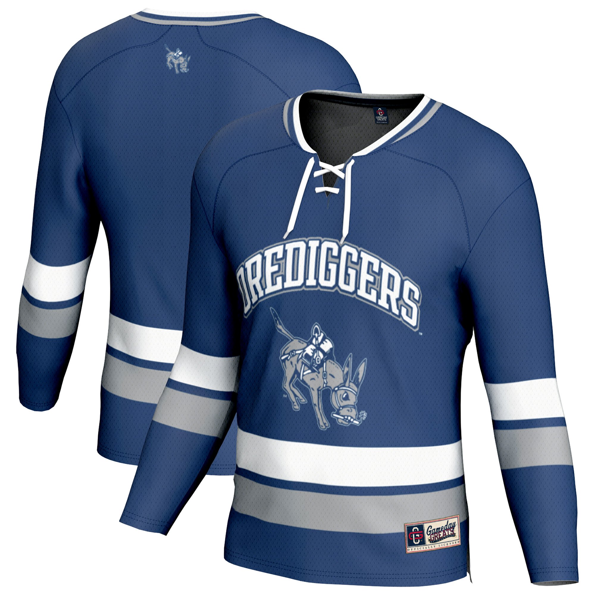 Spirit Mines Orediggers Colorado School Jersey Blue NCAA College Hockey Fan Wear