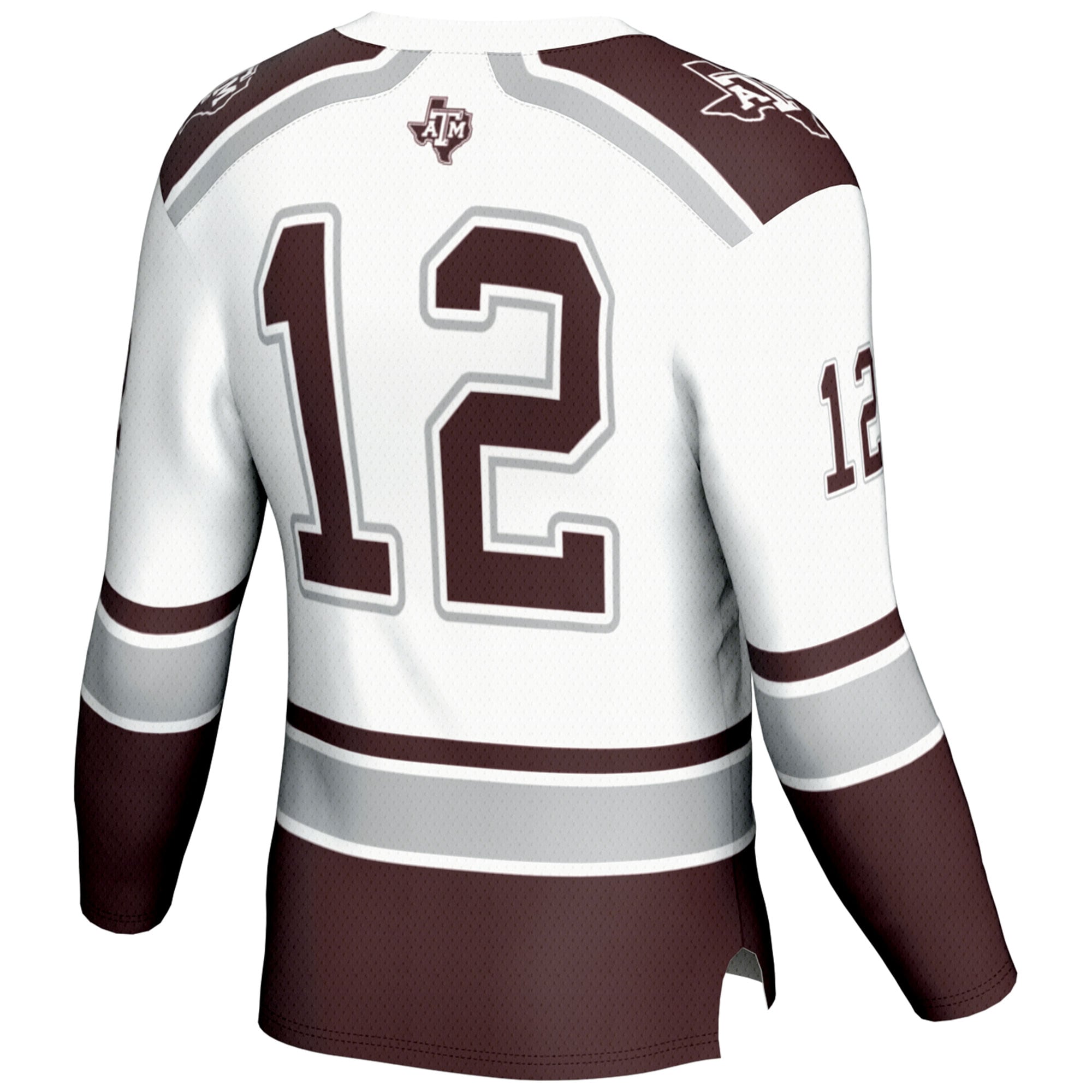 Hockey Fashion Texas A&M Aggies Game Jersey White NCAA College Hockey Fan Wear Hockey Fashion
