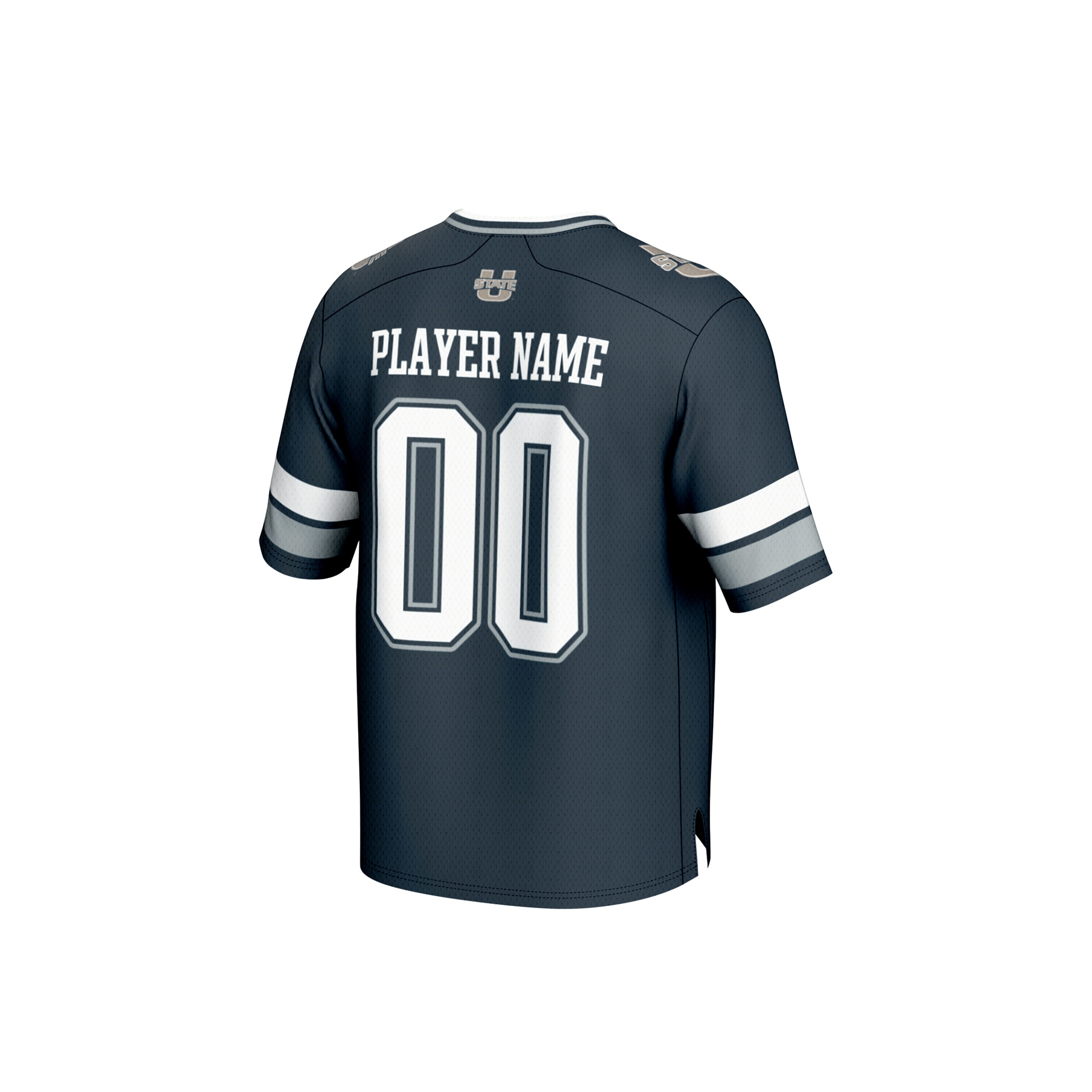 NIL Pick- Fashion Utah State Aggies Player Jersey Navy NCAA College Football Fan Wear NIL Pick- Fashion