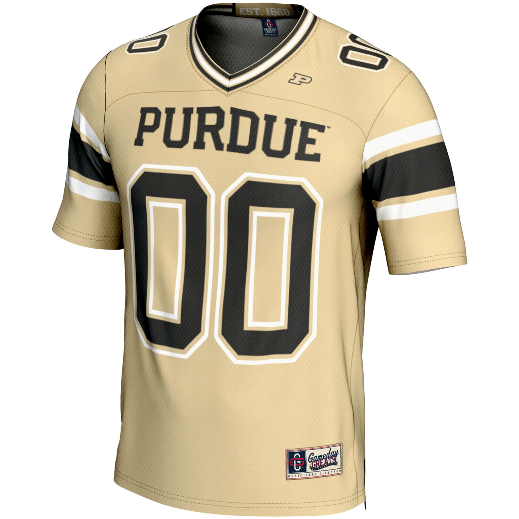 NIL Pick Purdue Boilermakers Player Jersey Gold NCAA College Football Fan Wear