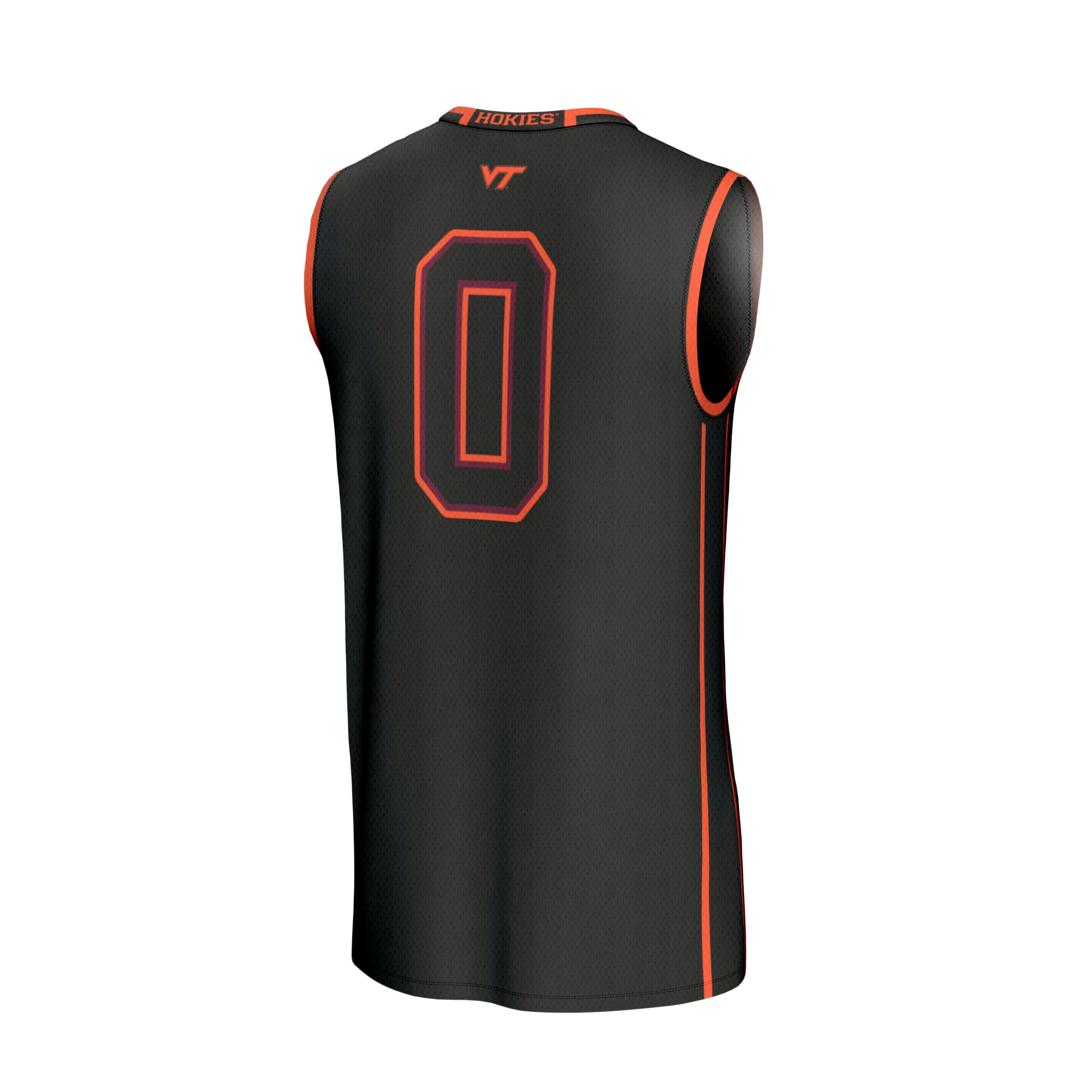 Black Collegiate Basketball Virginia Tech Hokies Game Jersey Black NCAA College Basketball Fan Wear Black Collegiate Basketball