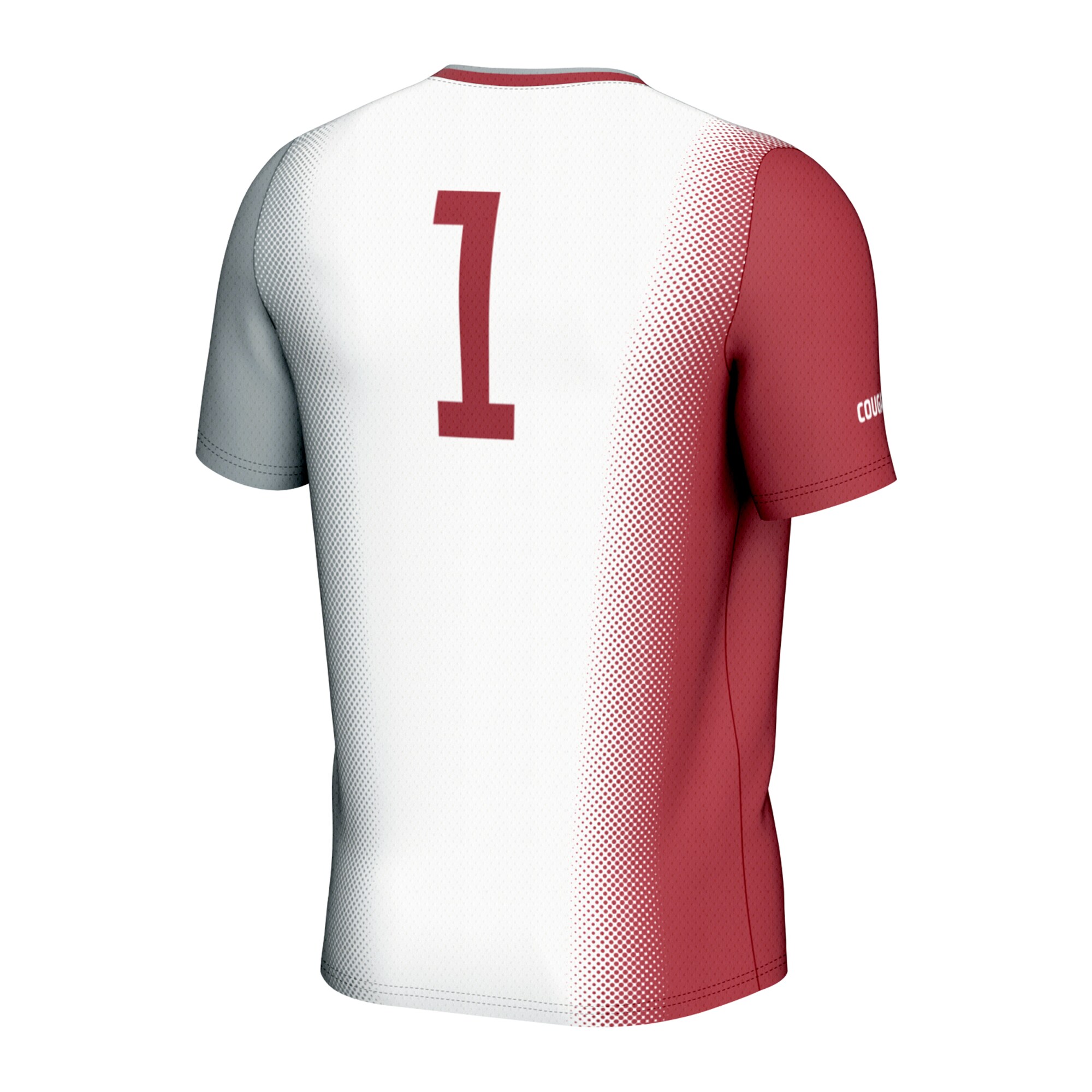 Soccer Washington State Cougars Game Jersey White NCAA College Soccer Fan Wear Soccer