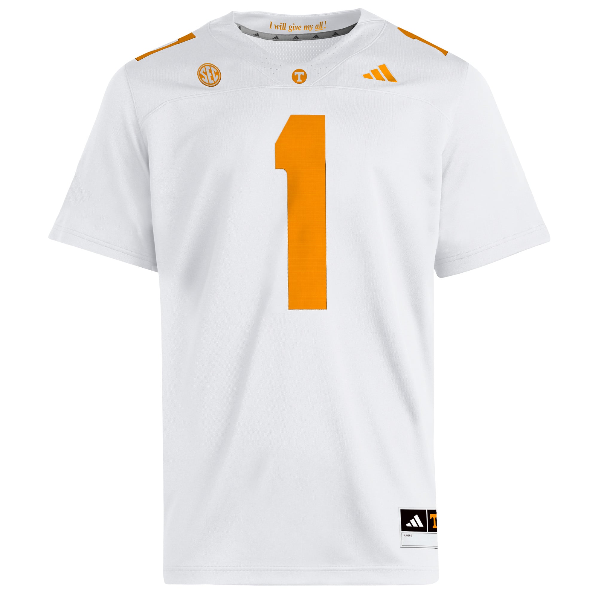 Tennessee Volunteers Away Jersey White NCAA College Basketball Fan Wear