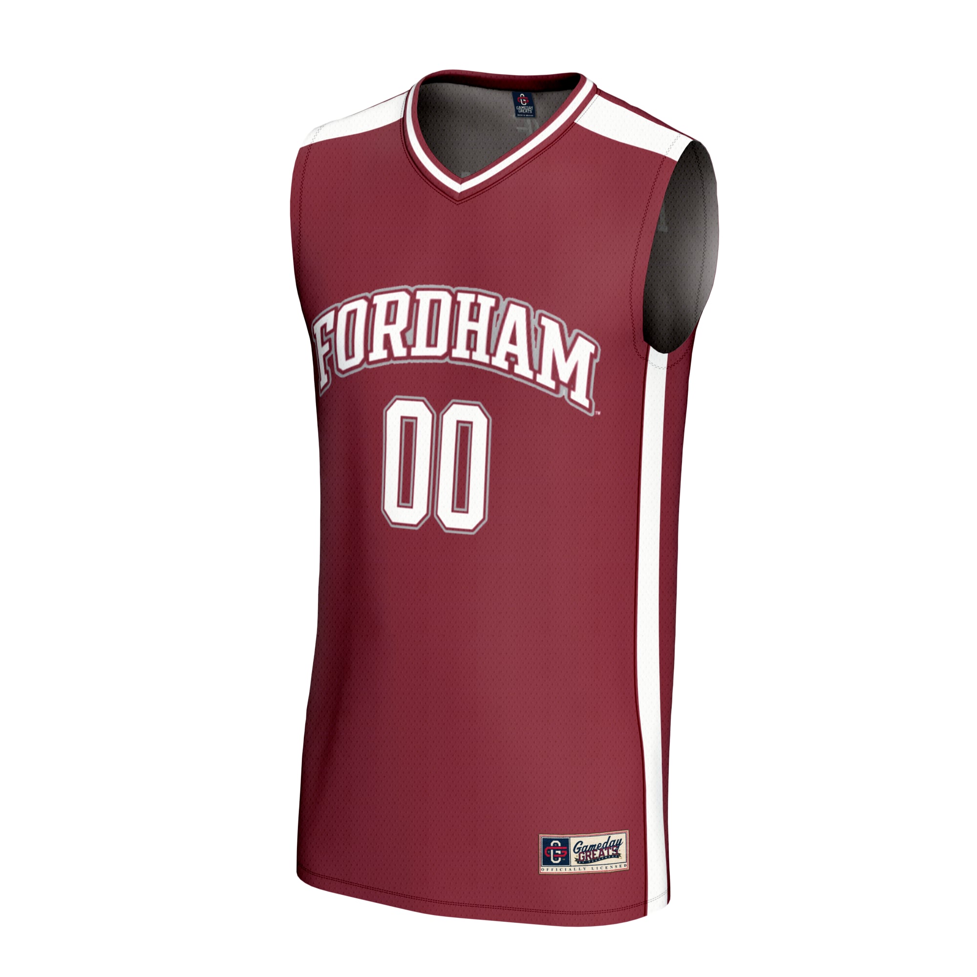 Collegiate Basketball NIL Fordham Rams Player Jersey Maroon NCAA College Basketball Fan Wear