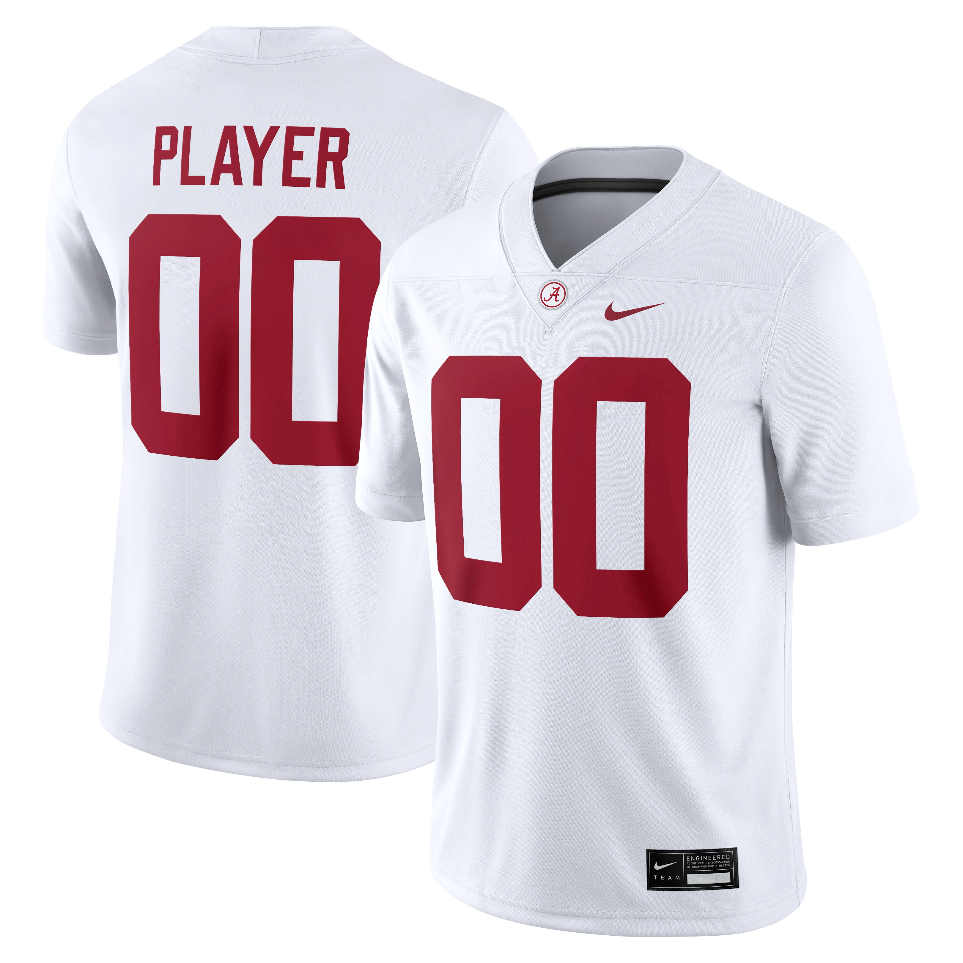 NIL Pick- Alabama Crimson Tide Replica Jersey Crimson NCAA College Football Fan Wear NIL Pick-