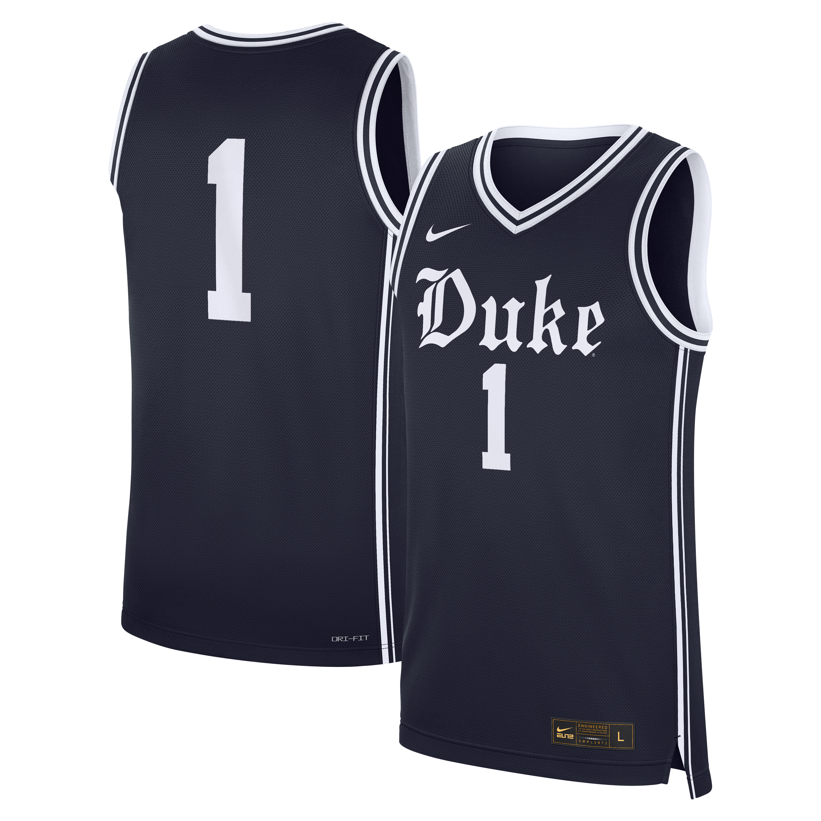 Basketball Duke Blue Devils Alternate Jersey No.1 Navy NCAA College Basketball Fan Wear