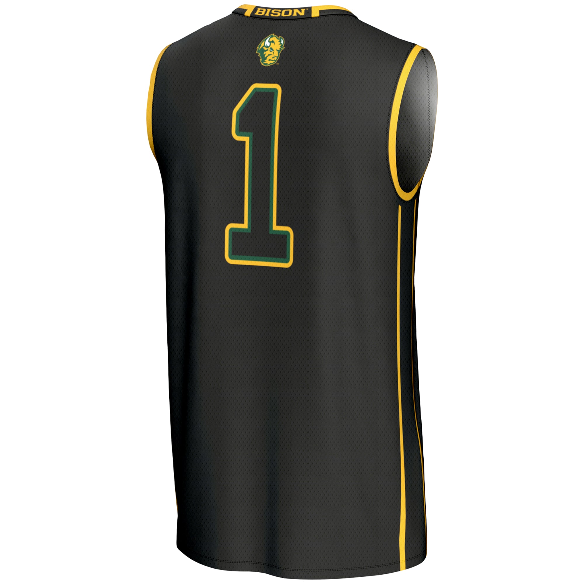Basketball NDSU Bison Game Jersey Black NCAA College Basketball Fan Wear