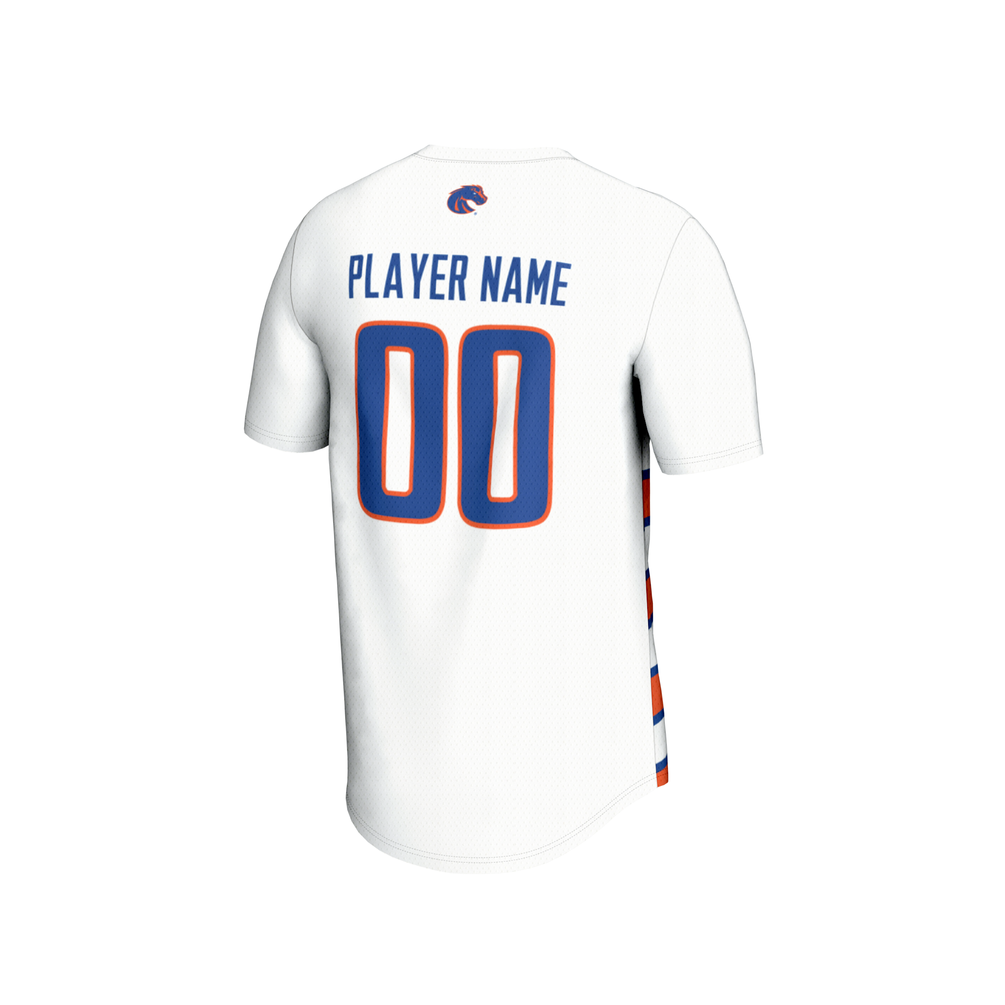 Pick- NIL Soccer Boise State Broncos Player Jersey White NCAA College Soccer Fan Wear Pick- NIL Soccer