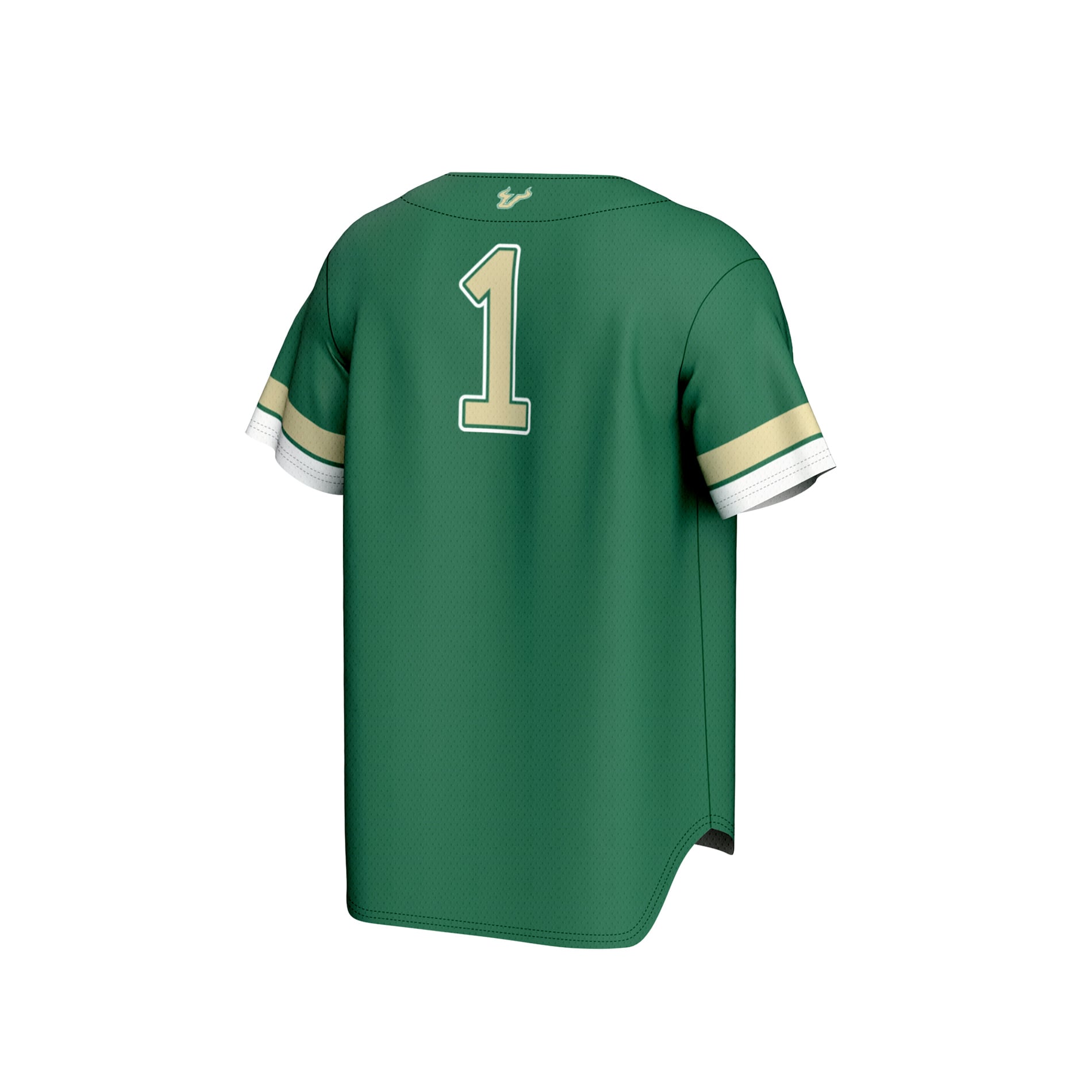 Green Collegiate Baseball South Florida Bulls Game Jersey Green NCAA College Baseball Fan Wear