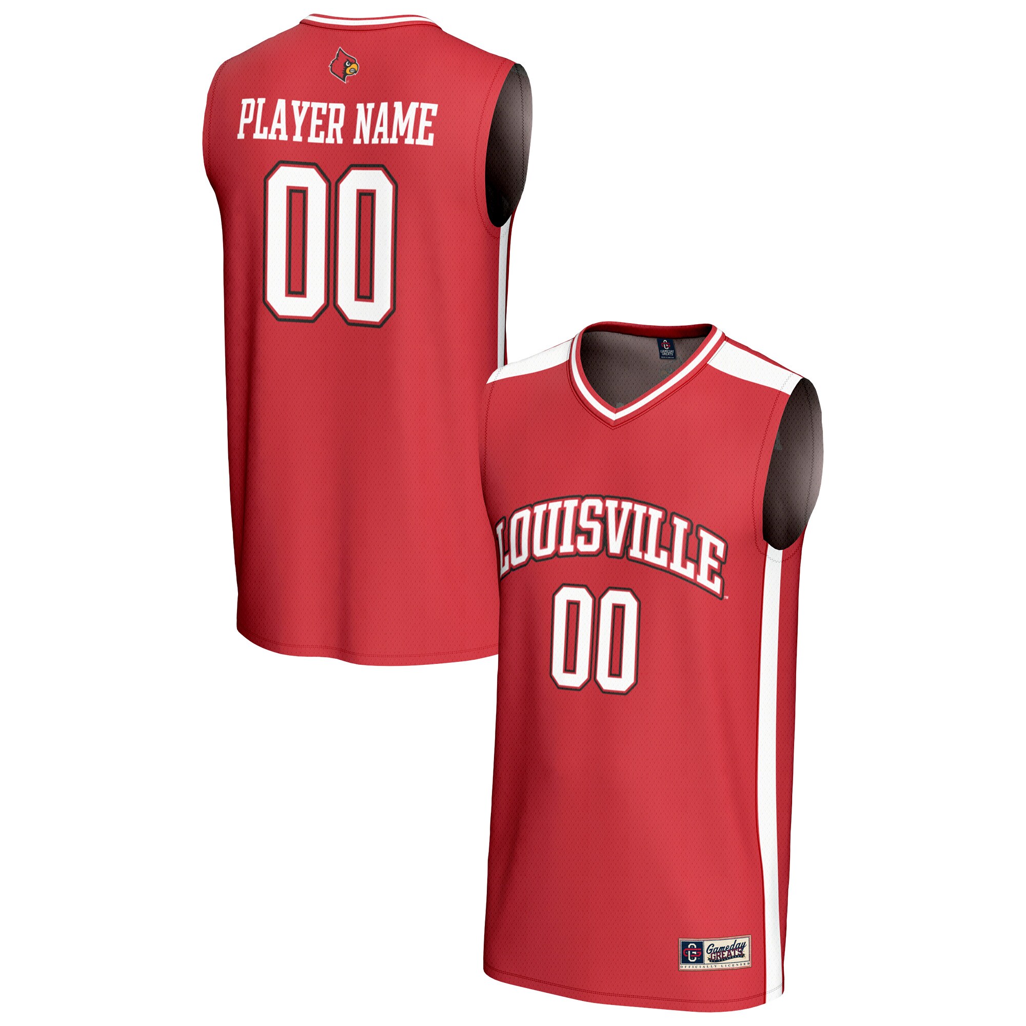 NIL Basketball Fashion Louisville Cardinals Game Jersey Red NCAA College Basketball Fan Wear