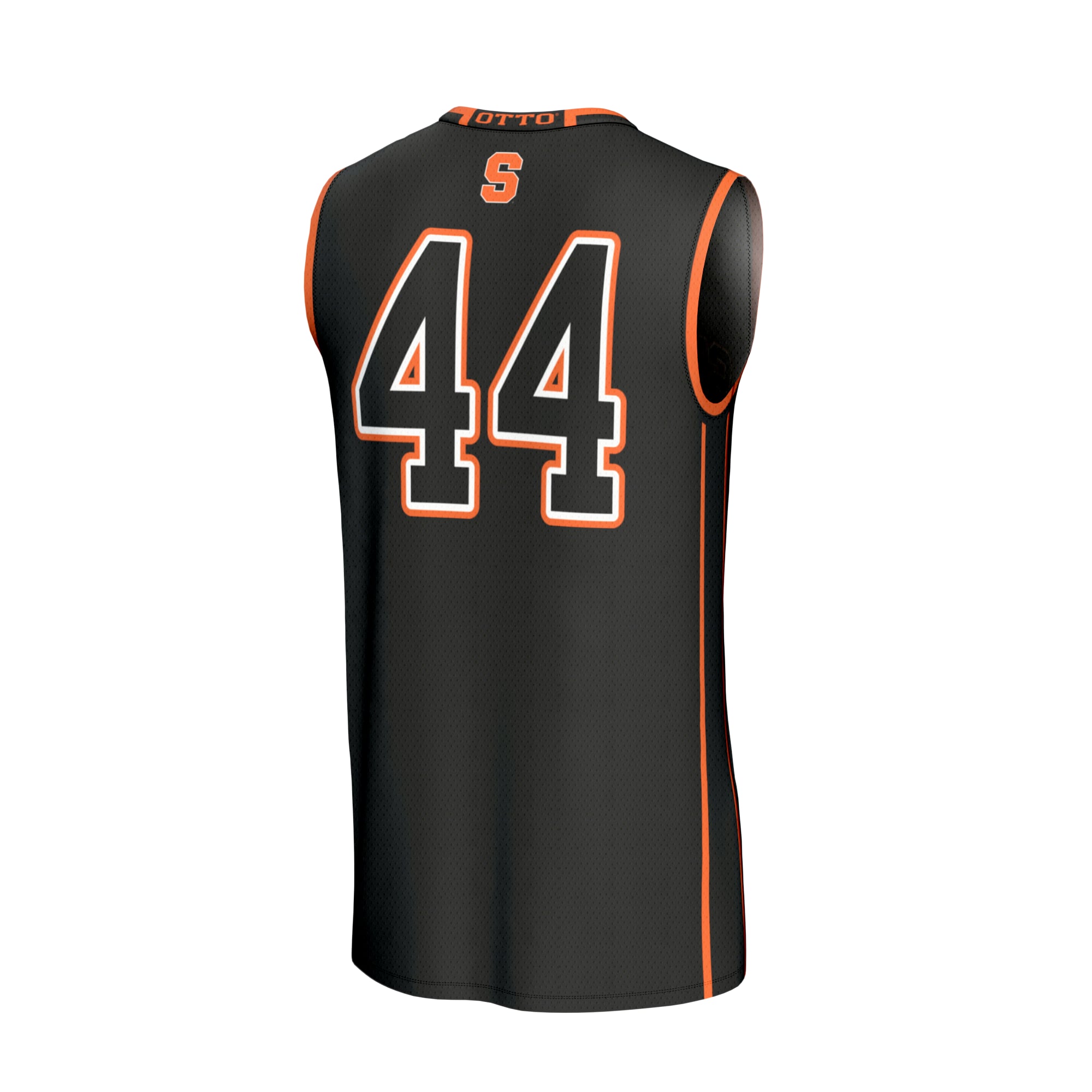 Black Collegiate Basketball Syracuse Orange Game Jersey No.44 Black NCAA College Basketball Fan Wear