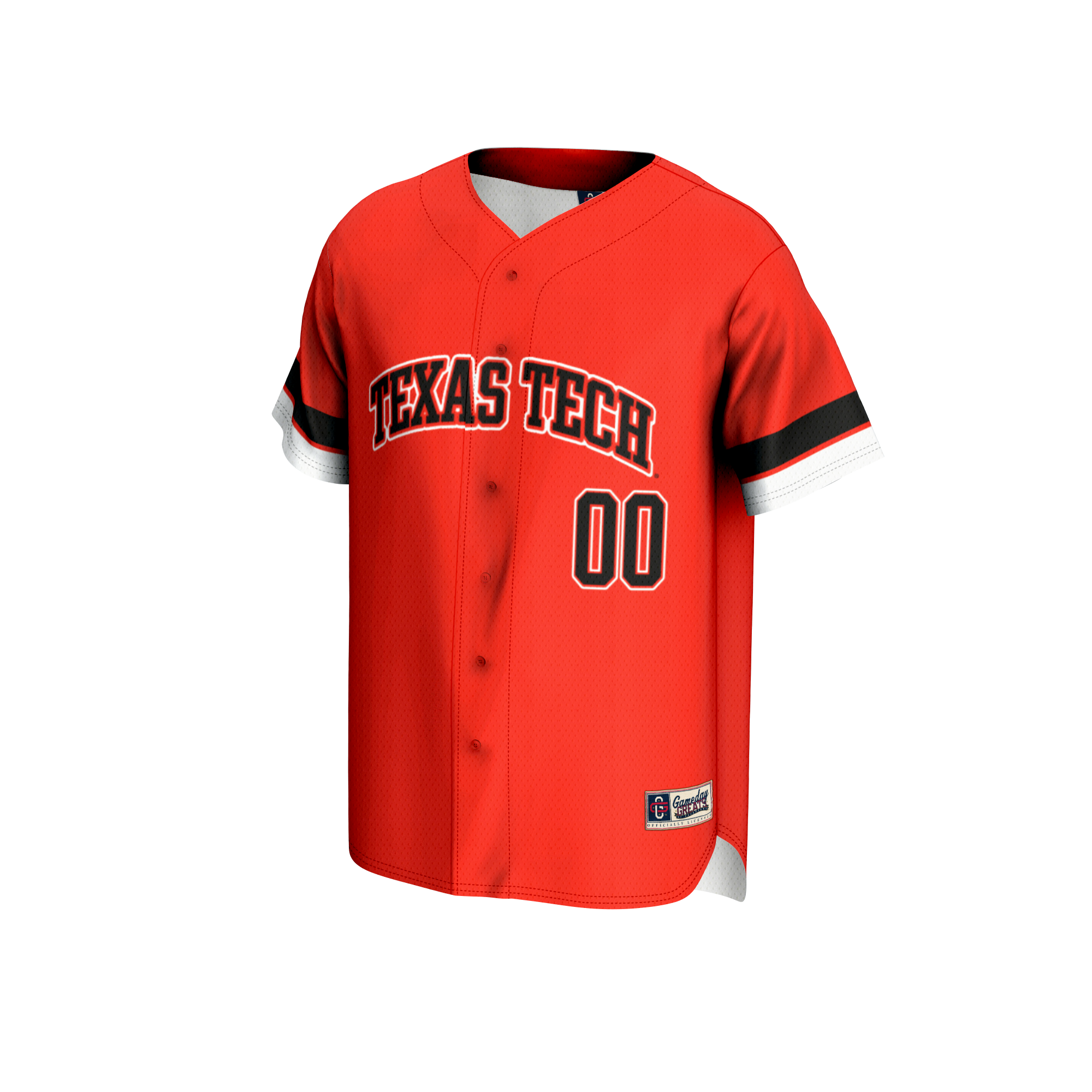 NIL Pick- Baseball Texas Tech Red Raiders Player Jersey Red NCAA College Baseball Fan Wear NIL Pick- Baseball