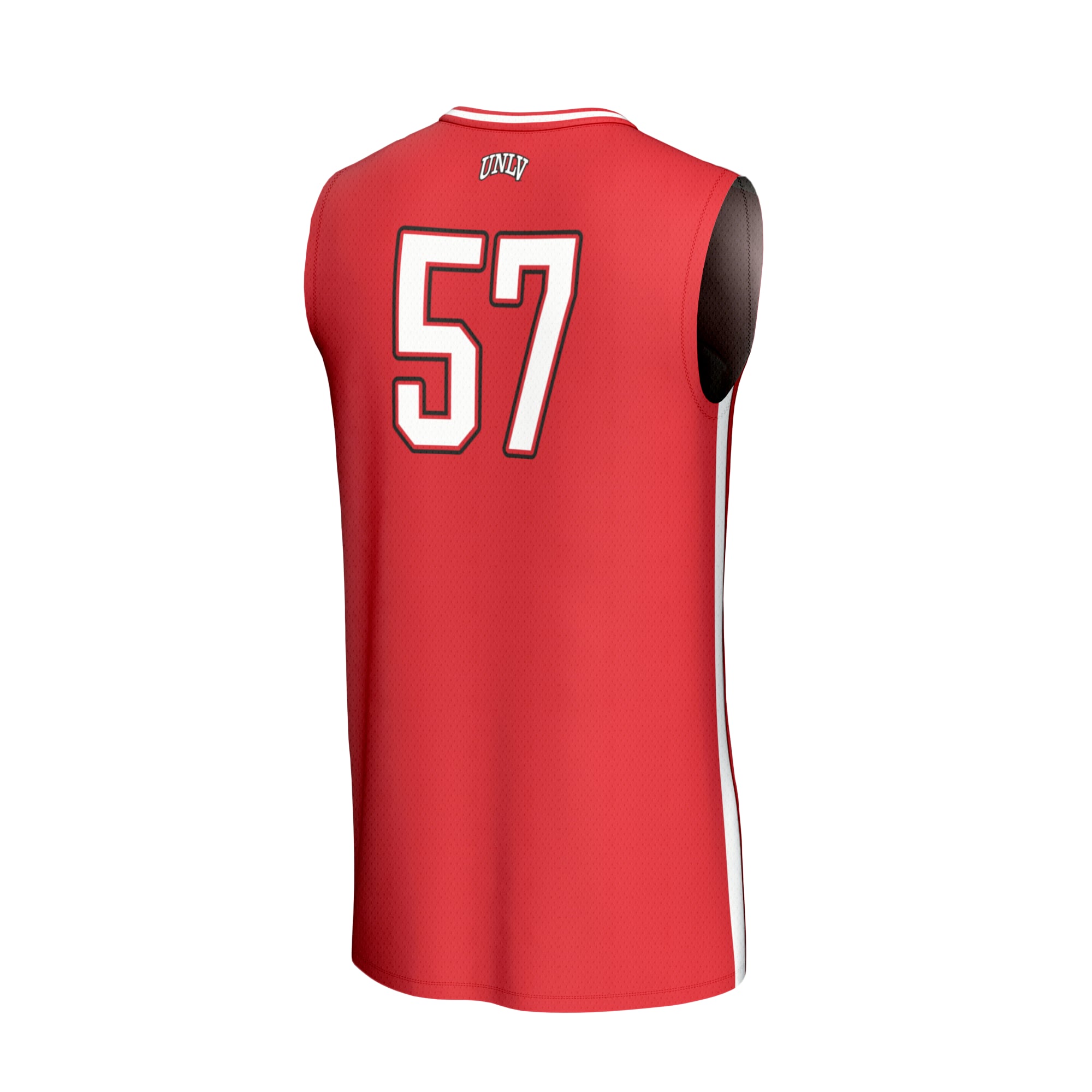 Collegiate Basketball Fashion UNLV Rebels Game Jersey No.57 Cardinal NCAA College Basketball Fan Wear