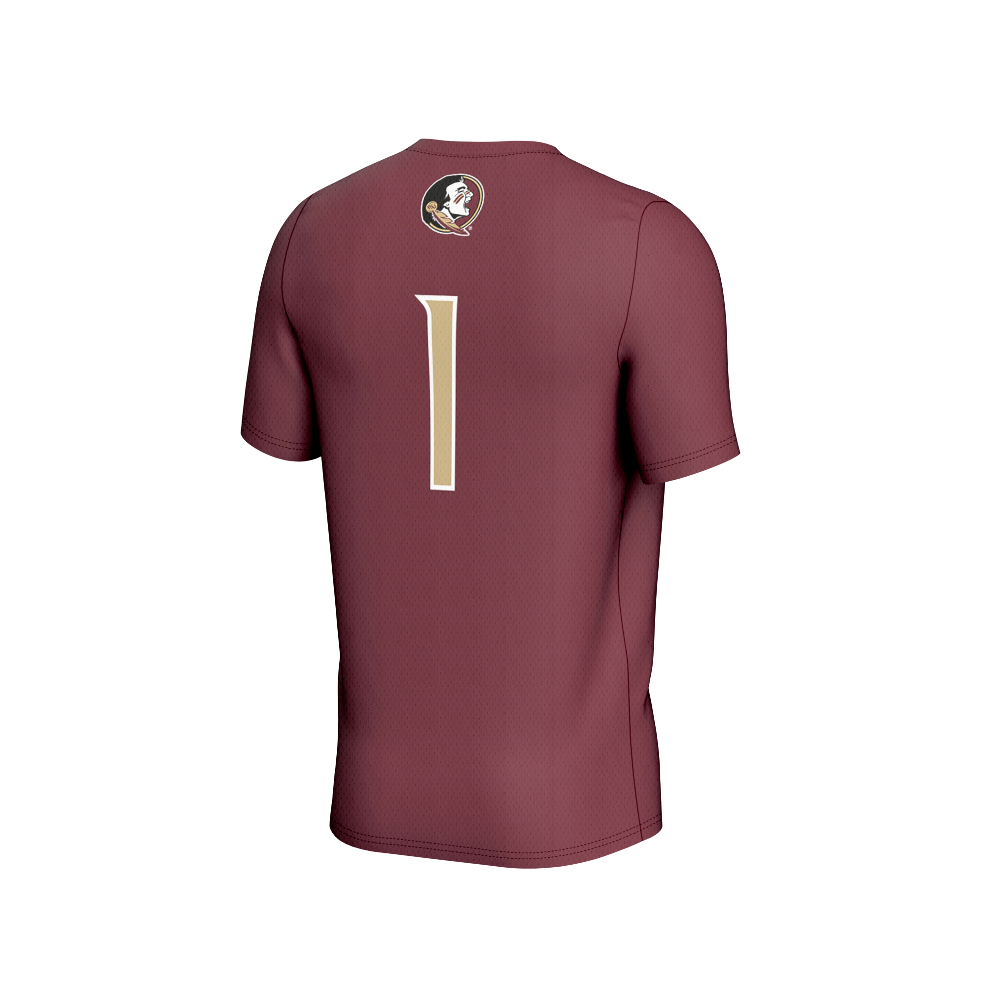 Collegiate Soccer Fashion Florida State Seminoles Game Jersey Garnet NCAA College Soccer Fan Wear Collegiate Soccer Fashion