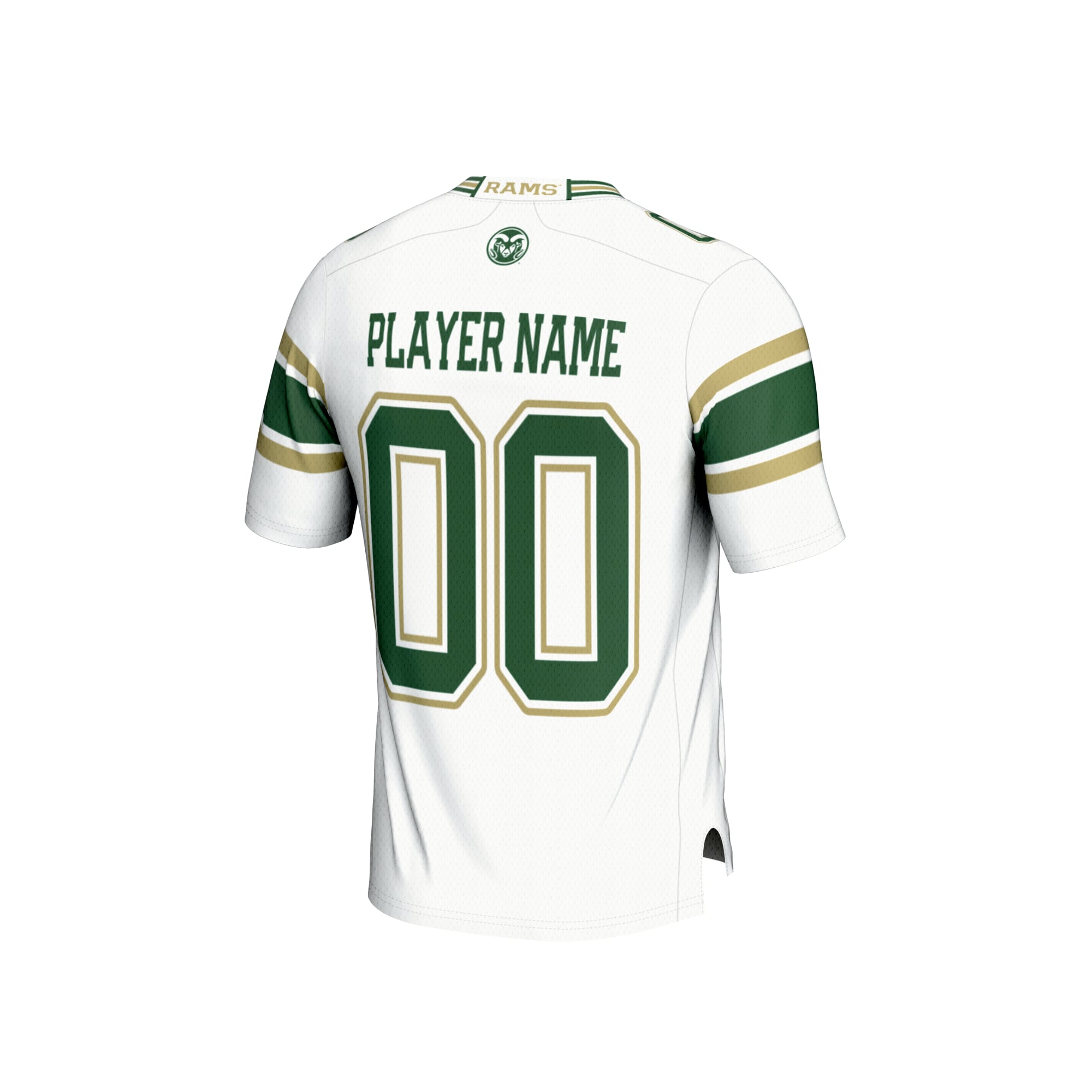 Fashion Colorado State Rams Game Jersey White NCAA College Football Fan Wear Custom Number