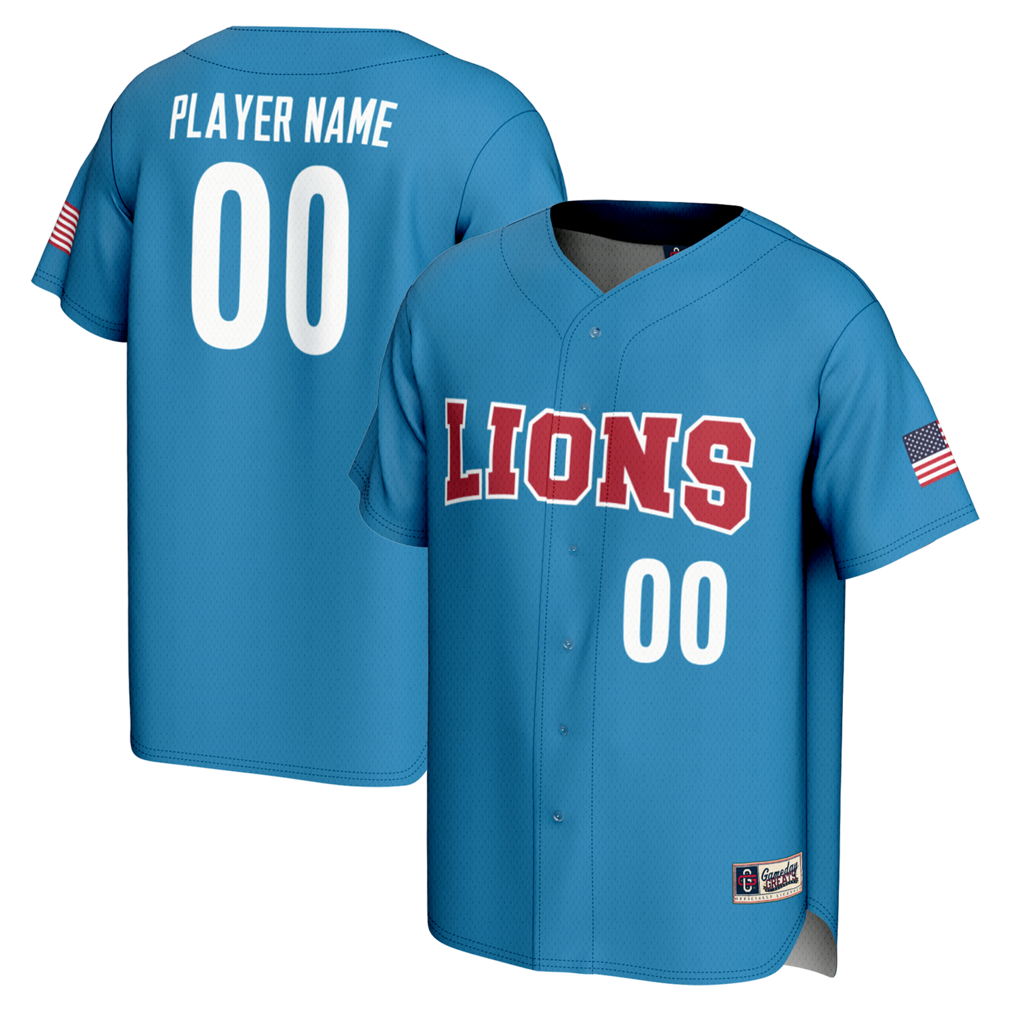 NIL Pick- Baseball Loyola Marymount Lions Player Jersey Blue NCAA College Baseball Fan Wear