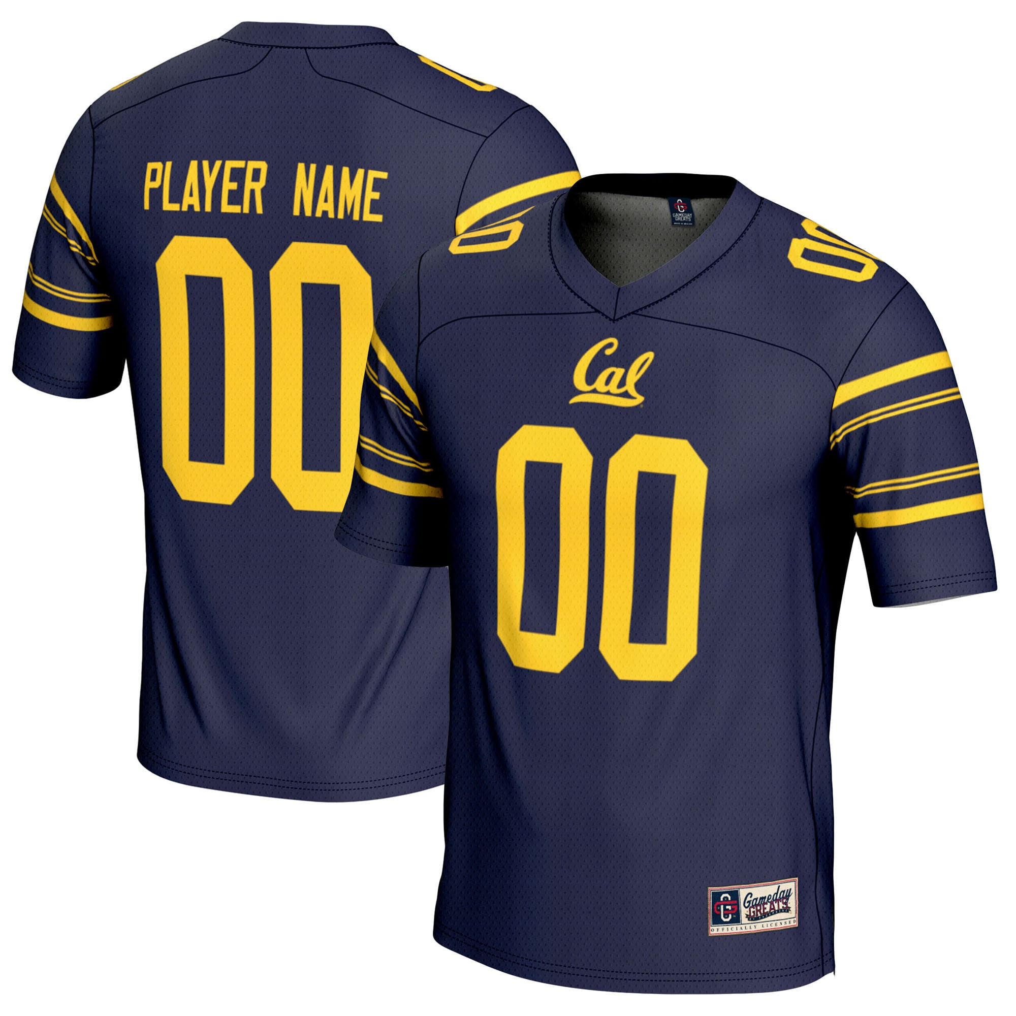 NIL Pick Cal Bears Player Jersey Navy NCAA College Football Fan Wear