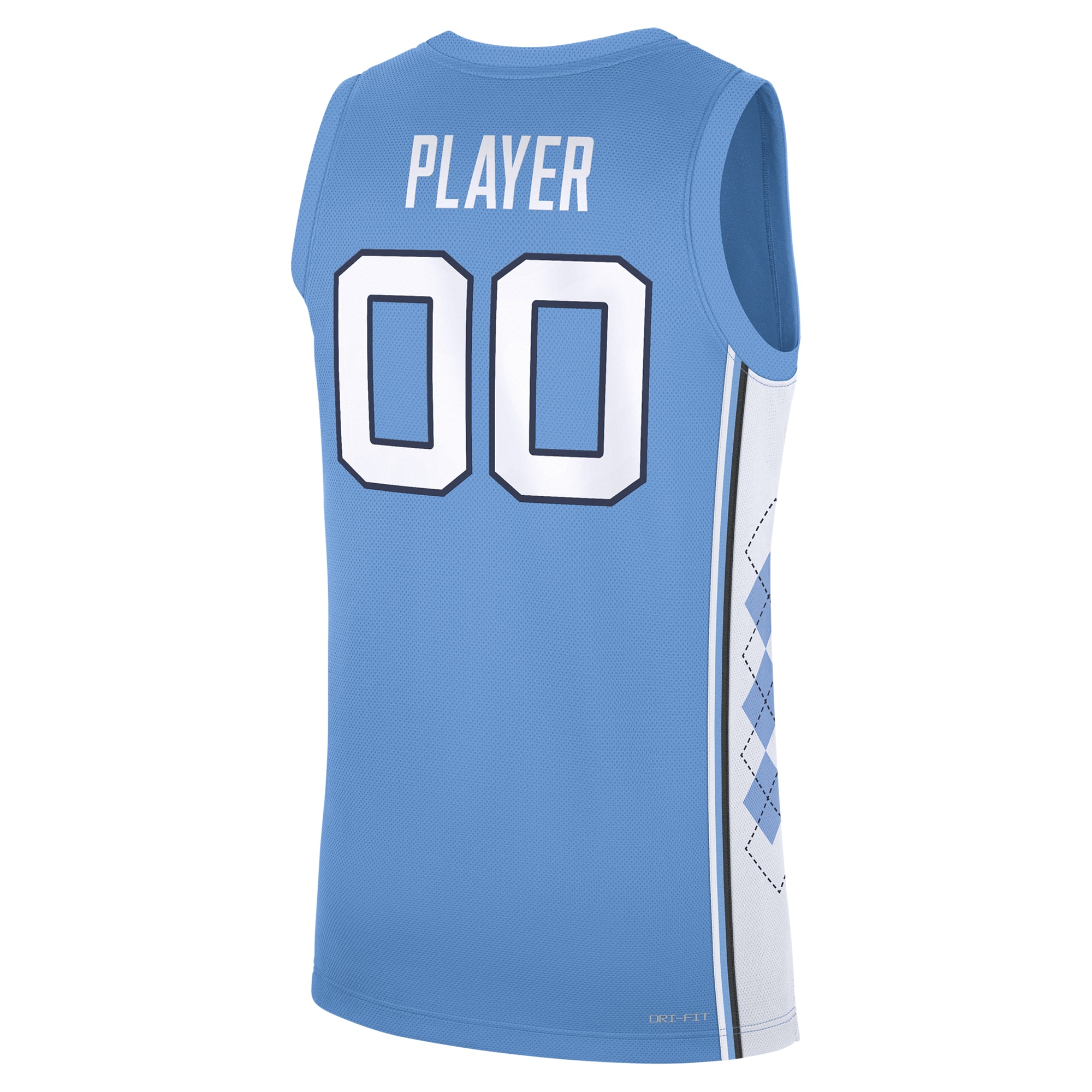 NIL Pick- Basketball North Carolina Tar Heels Player Jersey Blue NCAA College Basketball Fan Wear