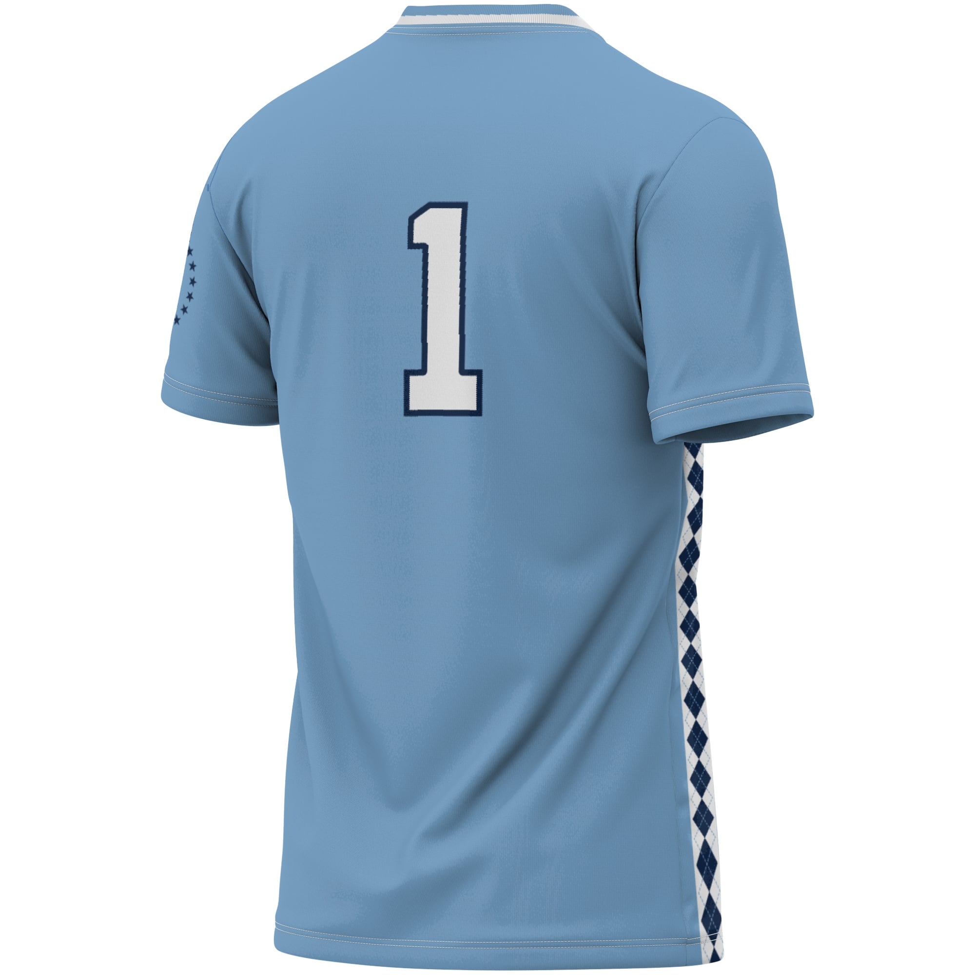 Blue Soccer Champions North Carolina Tar Heels Game Jersey Blue NCAA College Soccer Fan Wear Blue Soccer Champions