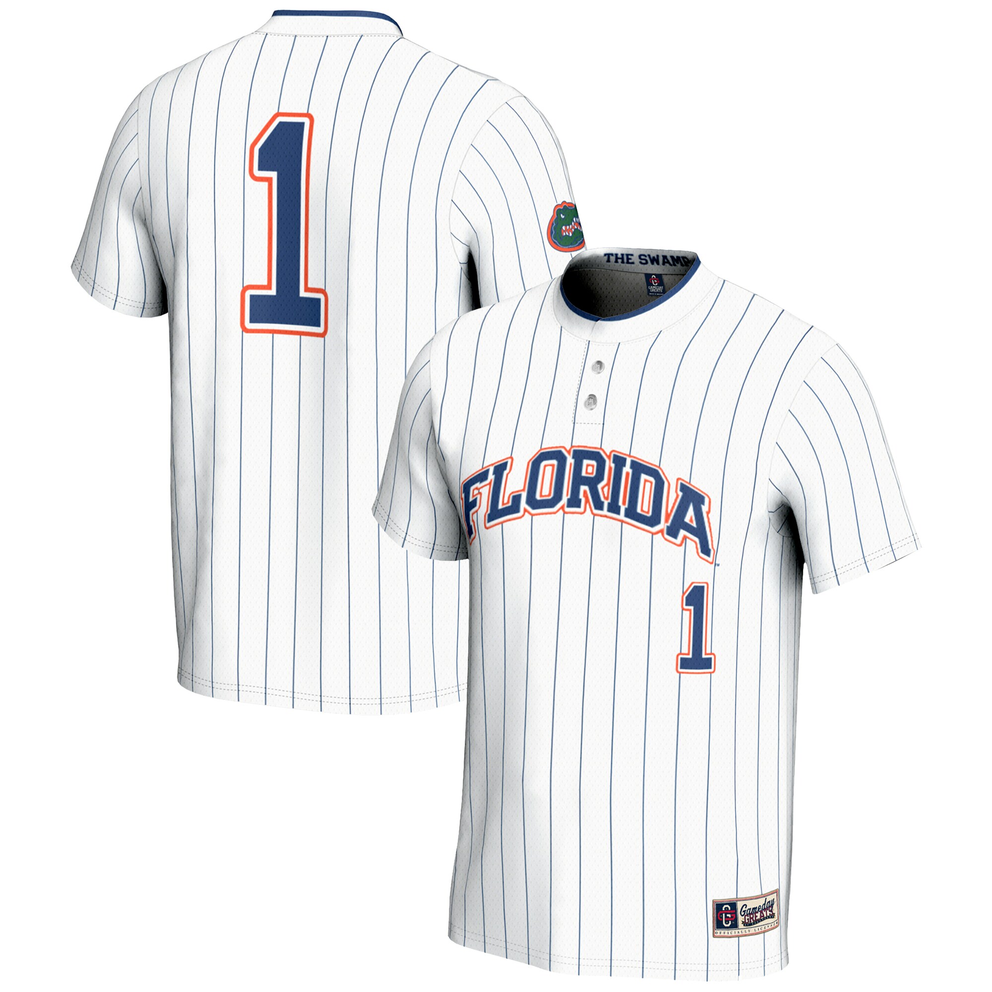 Softball Florida Gators Game Jersey White NCAA College Softball Fan Wear