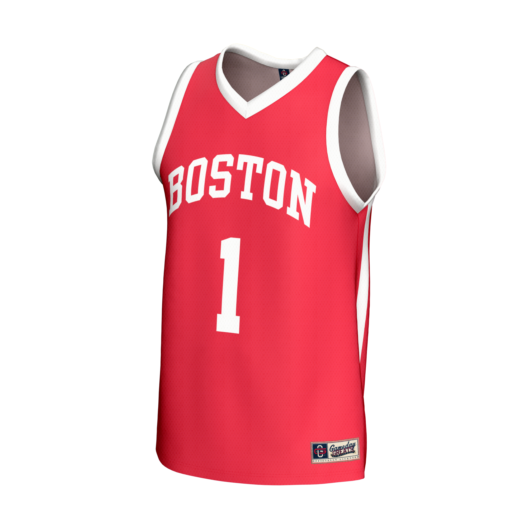 Scarlet Collegiate Basketball Boston University Game Jersey Scarlet NCAA College Basketball Fan Wear