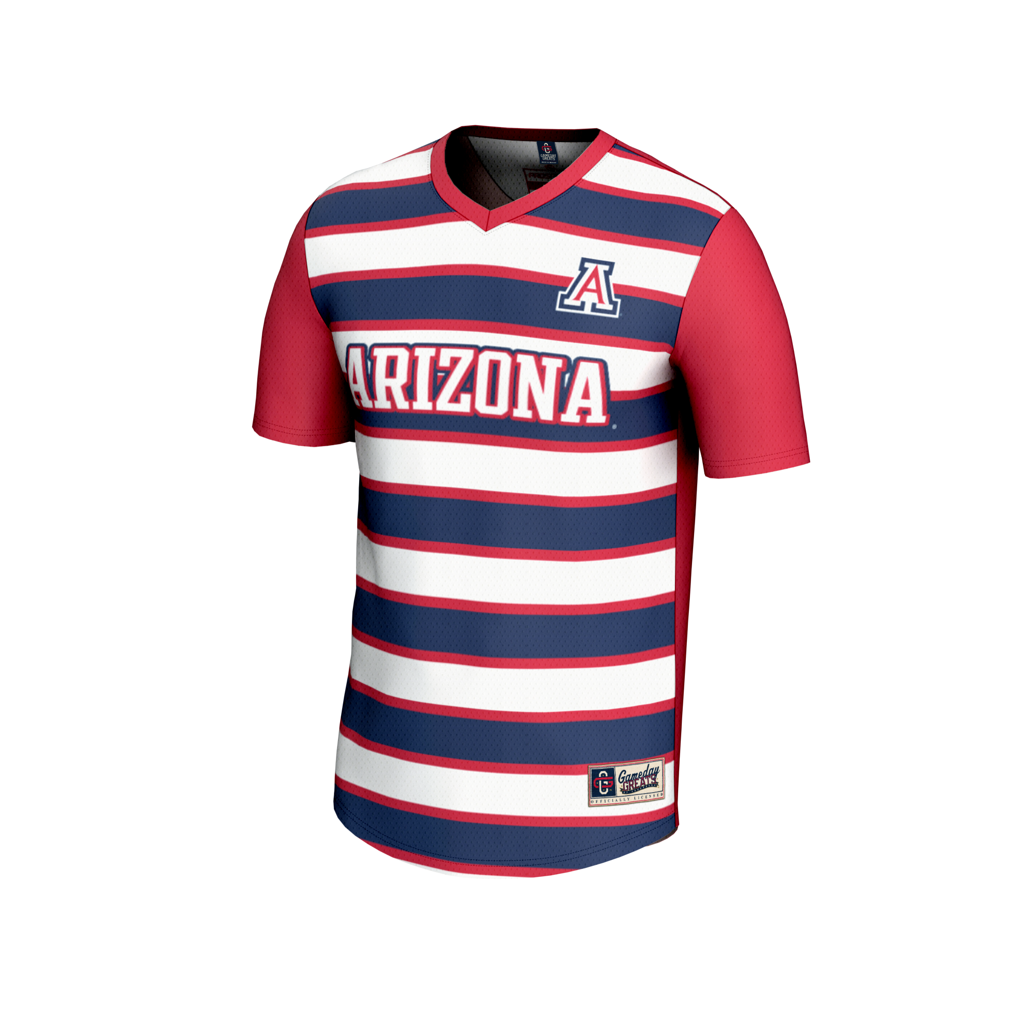 Soccer Fashion Arizona Wildcats Game Jersey Red NCAA College Soccer Fan Wear Soccer Fashion