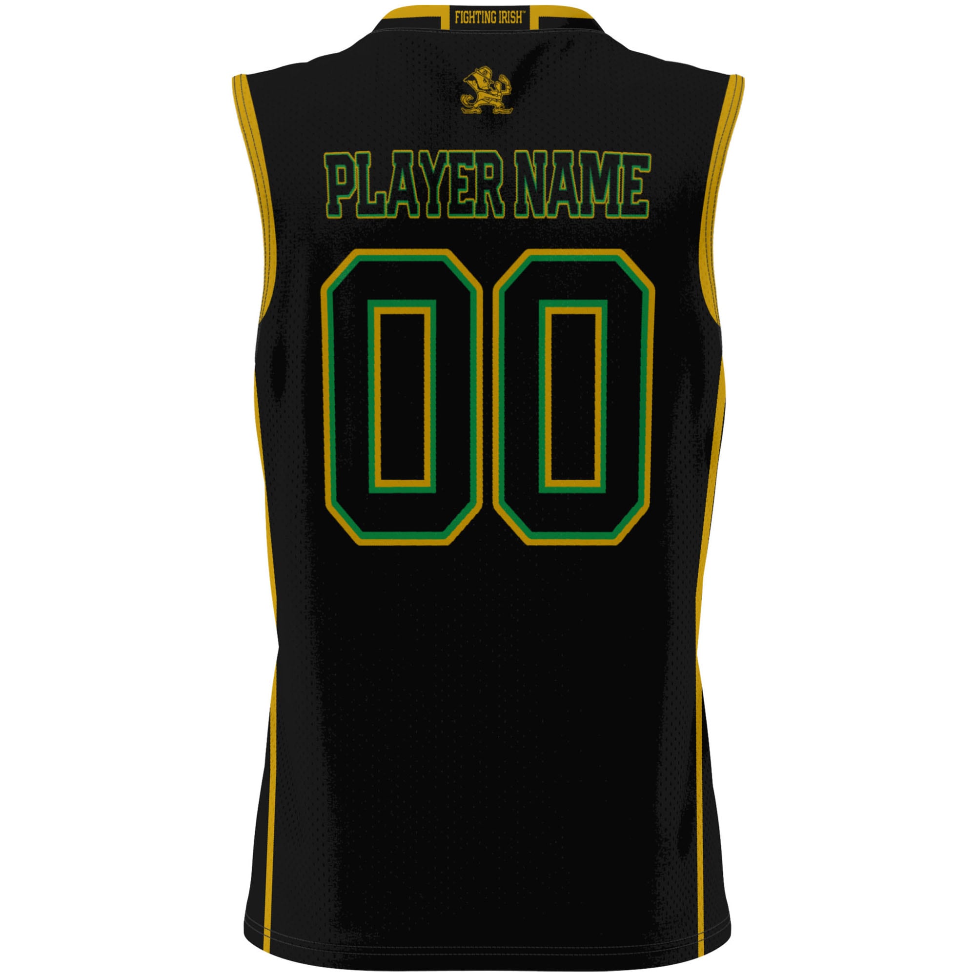 NIL Pick- Basketball Notre Dame Fighting Irish Player Jersey Black NCAA College Basketball Fan Wear