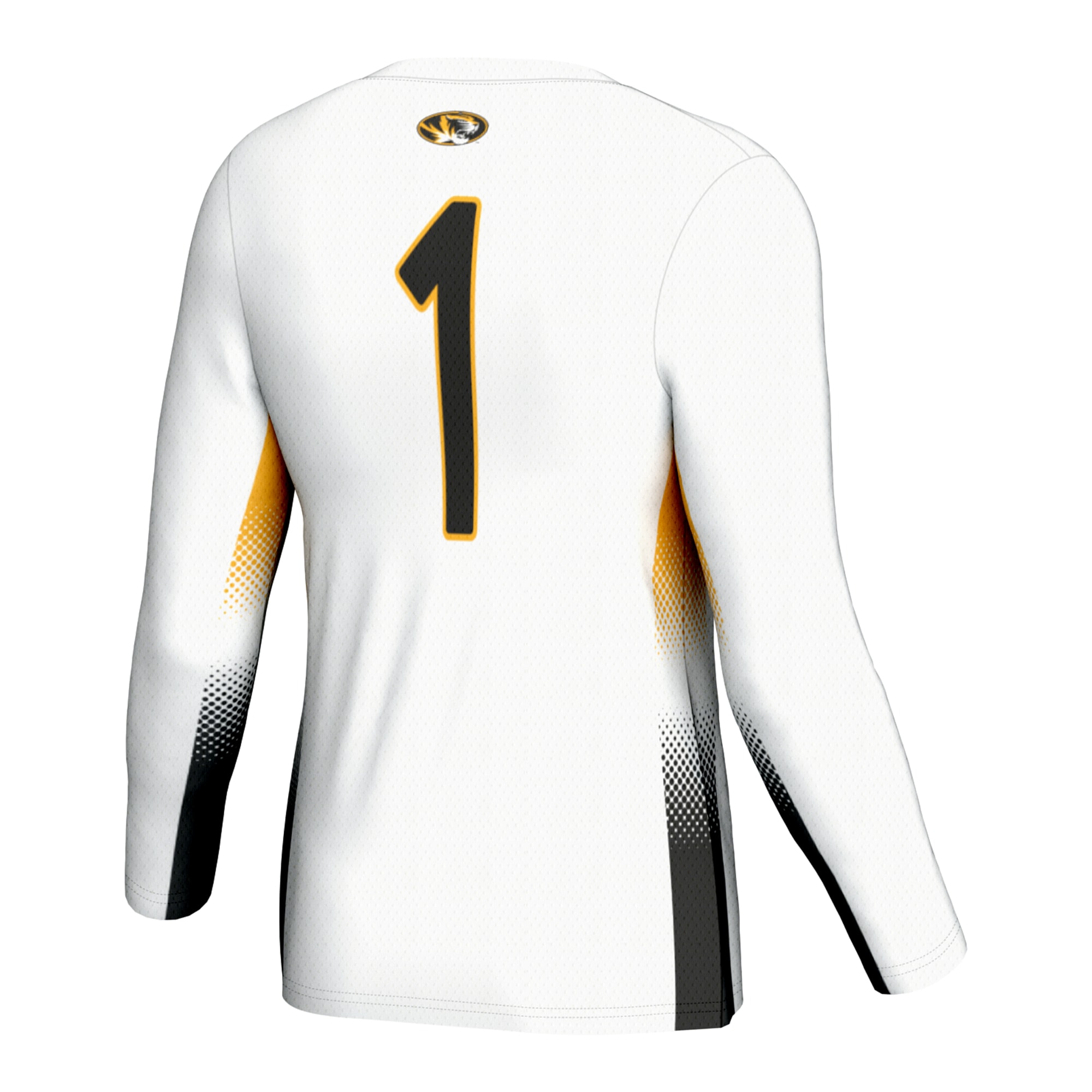 Volleyball Missouri Tigers Game Jersey White NCAA College Volleyball Fan Wear Volleyball