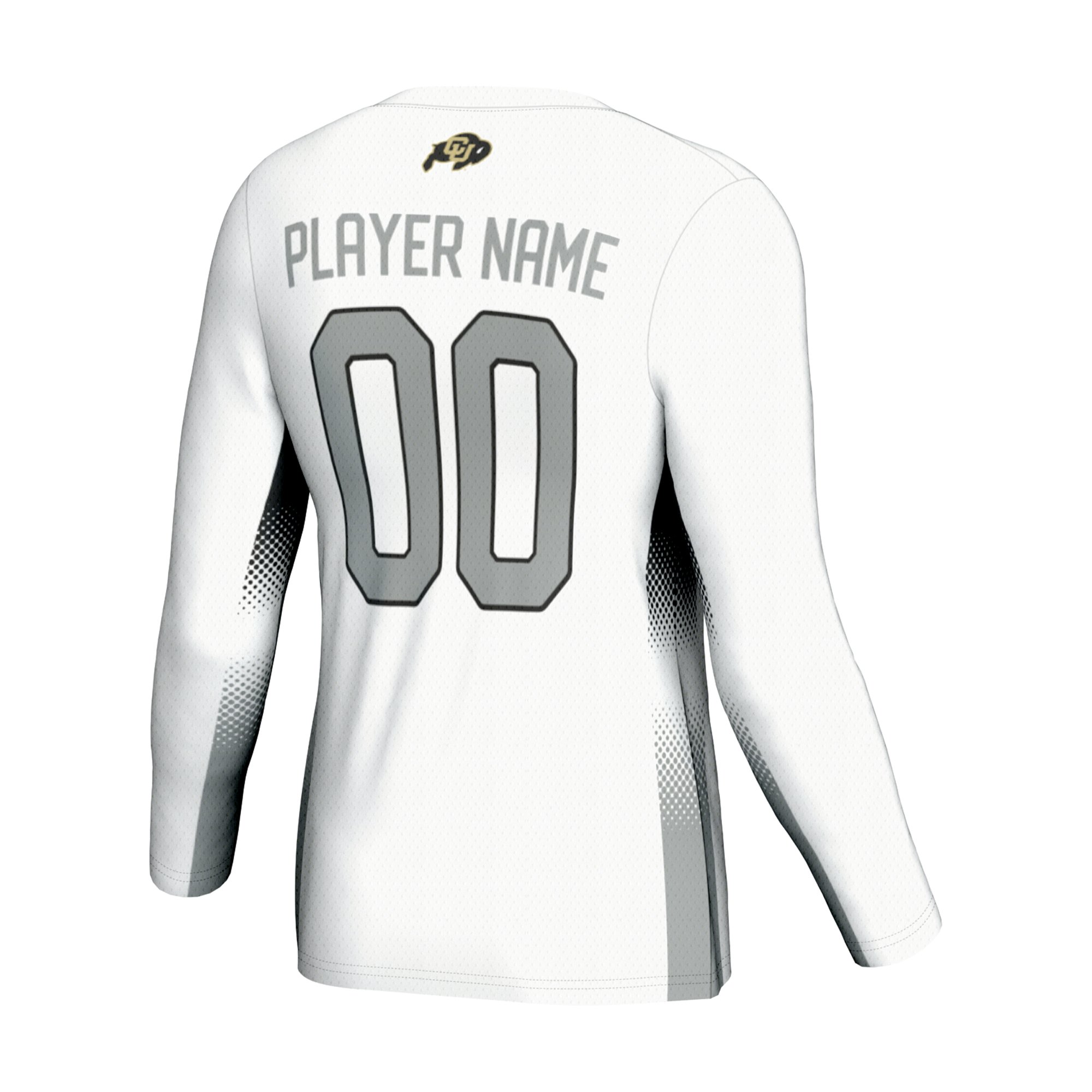 NIL Volleyball Colorado Buffaloes Game Jersey White NCAA College Volleyball Fan Wear