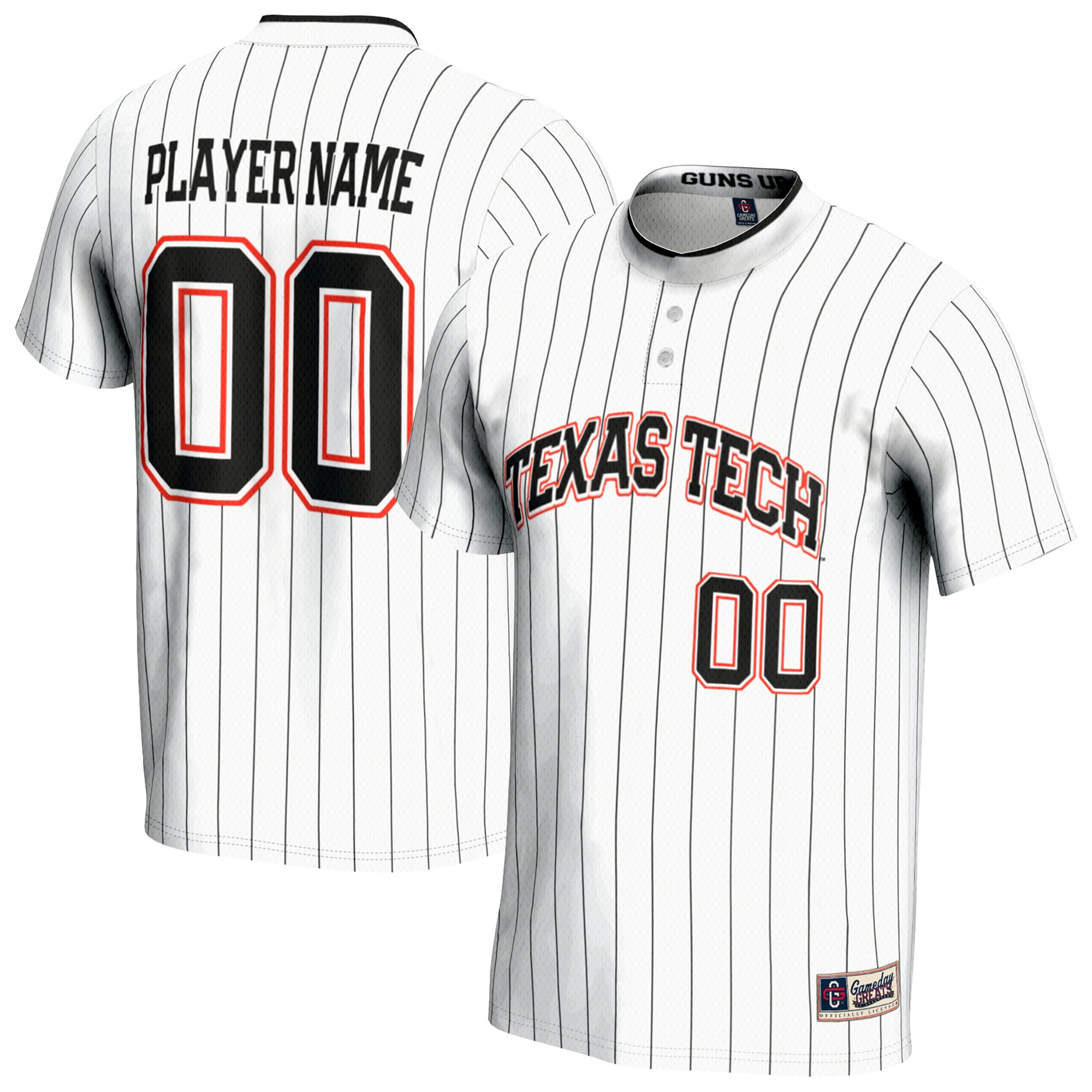 NIL Pick Softball Texas Tech Red Raiders Player Jersey Red NCAA College Softball Fan Wear NIL Pick Softball