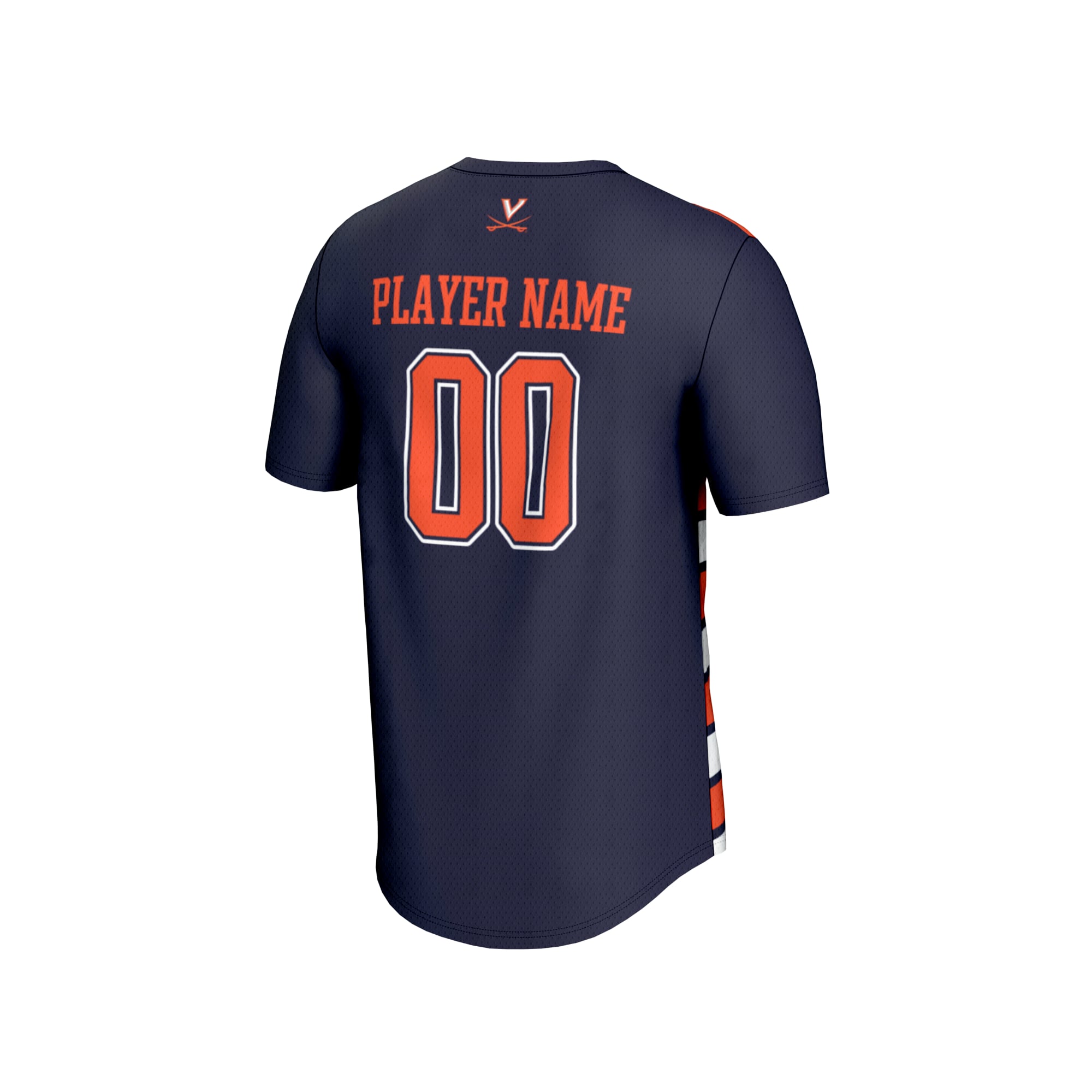 Collegiate Soccer NIL Virginia Cavaliers Player Jersey Navy NCAA College Soccer Fan Wear
