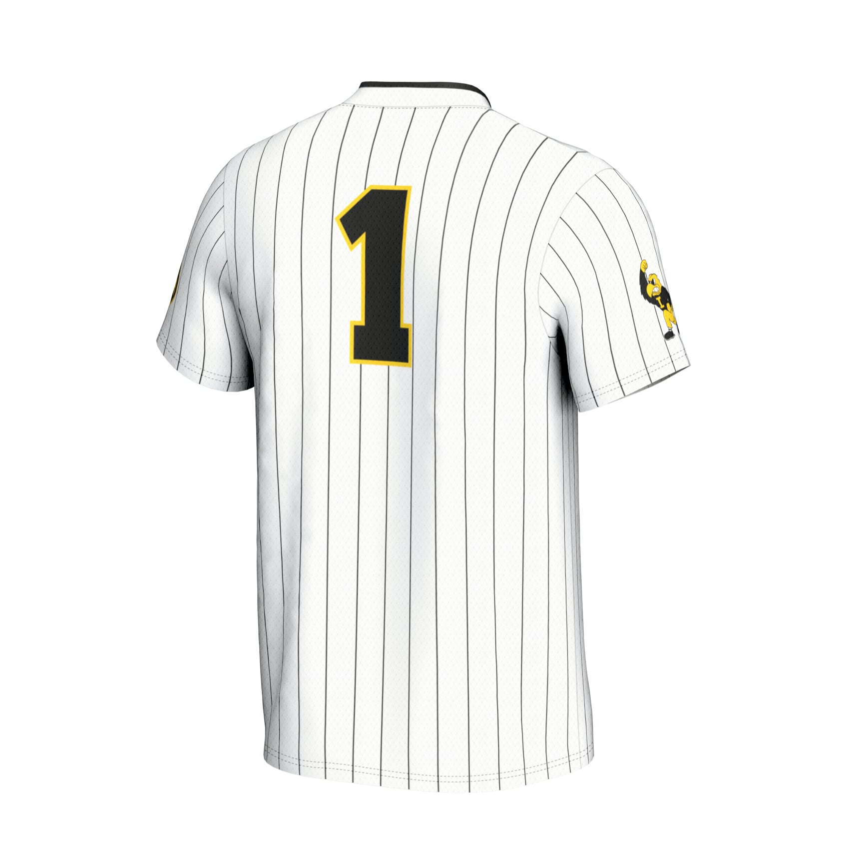 White Softball Fashion Iowa Hawkeyes Game Jersey White NCAA College Softball Fan Wear White Softball Fashion