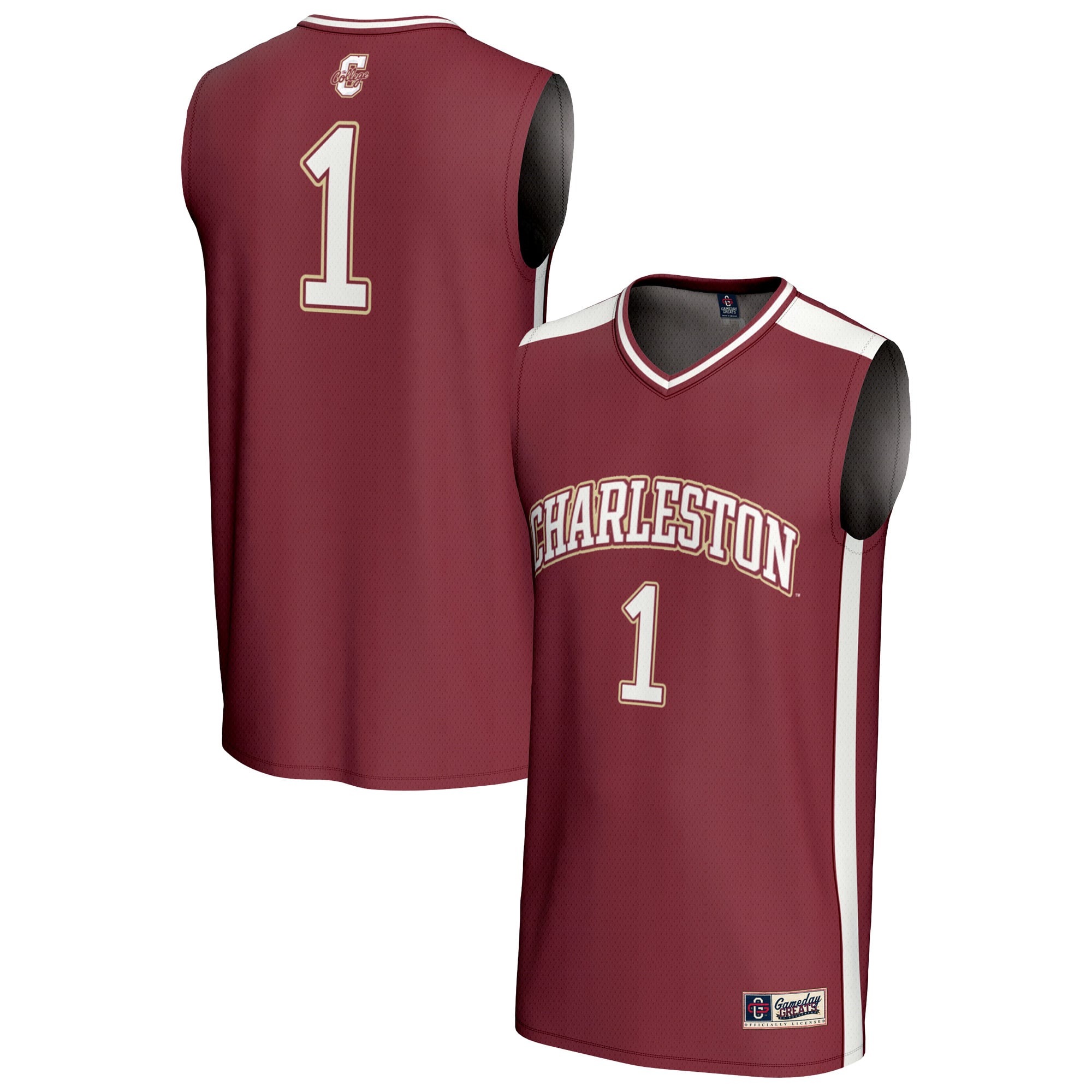Charleston Cougars Jersey Maroon NCAA College Football Fan Wear
