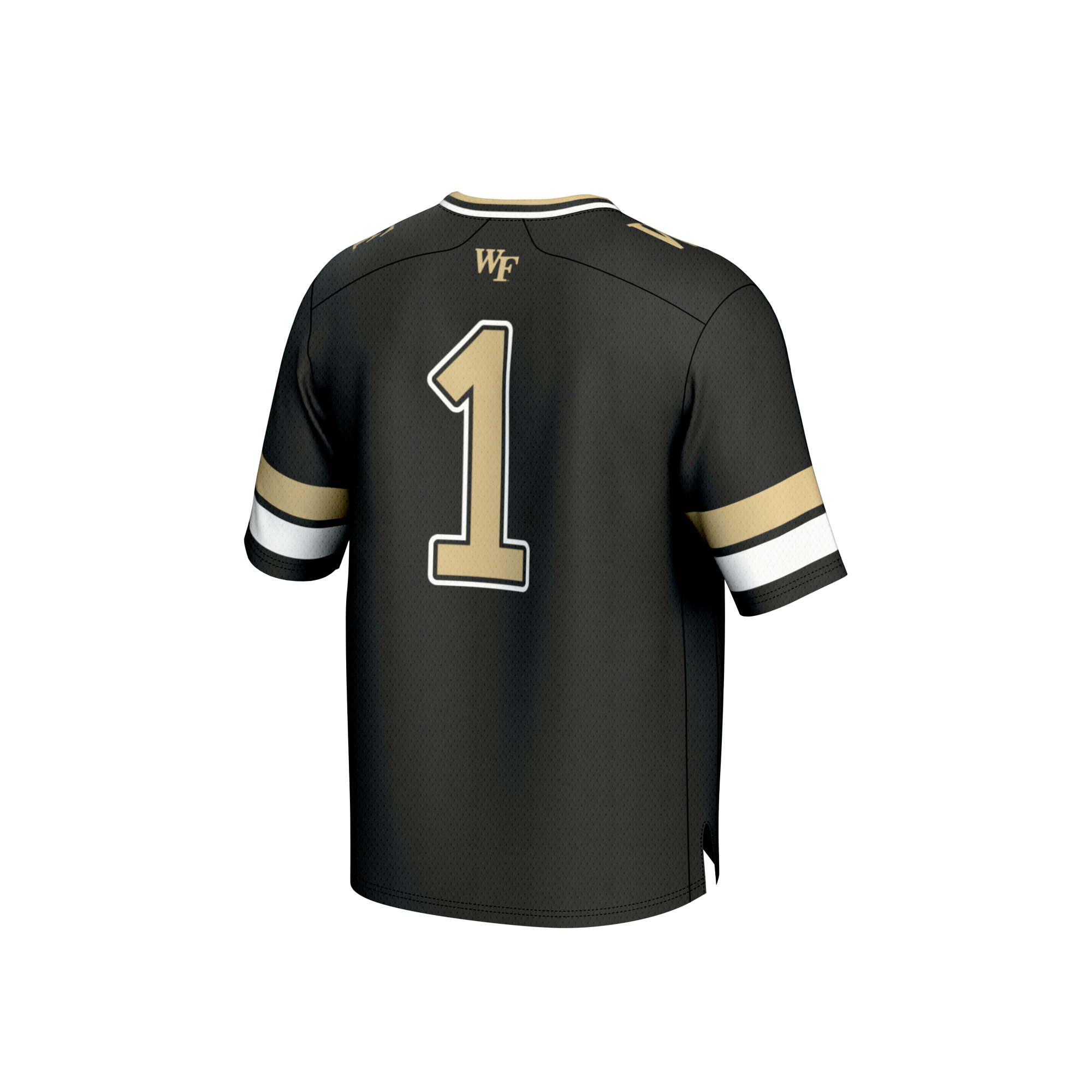 Collegiate Fashion Wake Forest Demon Deacons Game Jersey Black NCAA College Football Fan Wear Collegiate Fashion