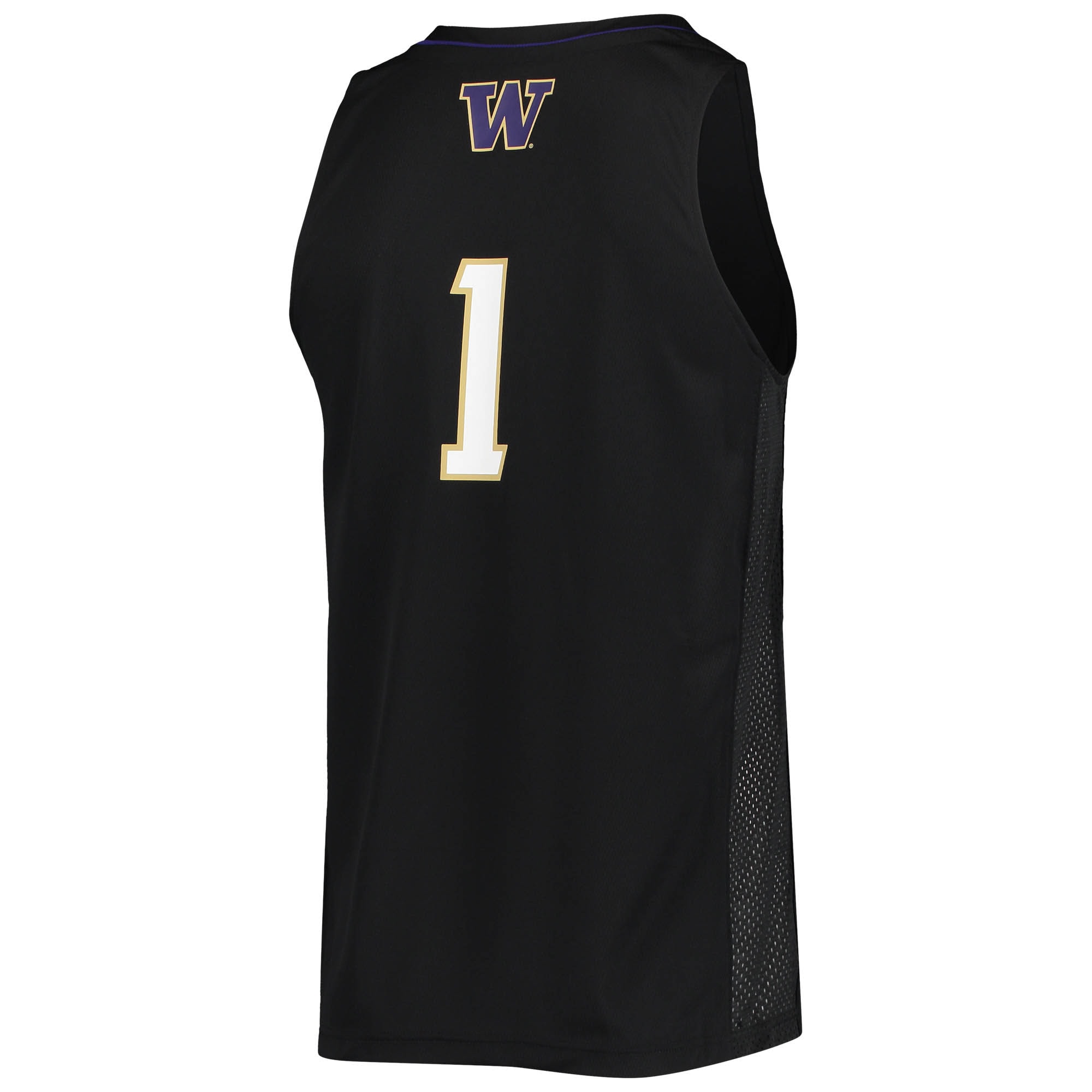 Basketball Washington Huskies Jersey Black NCAA College Basketball Fan Wear Basketball