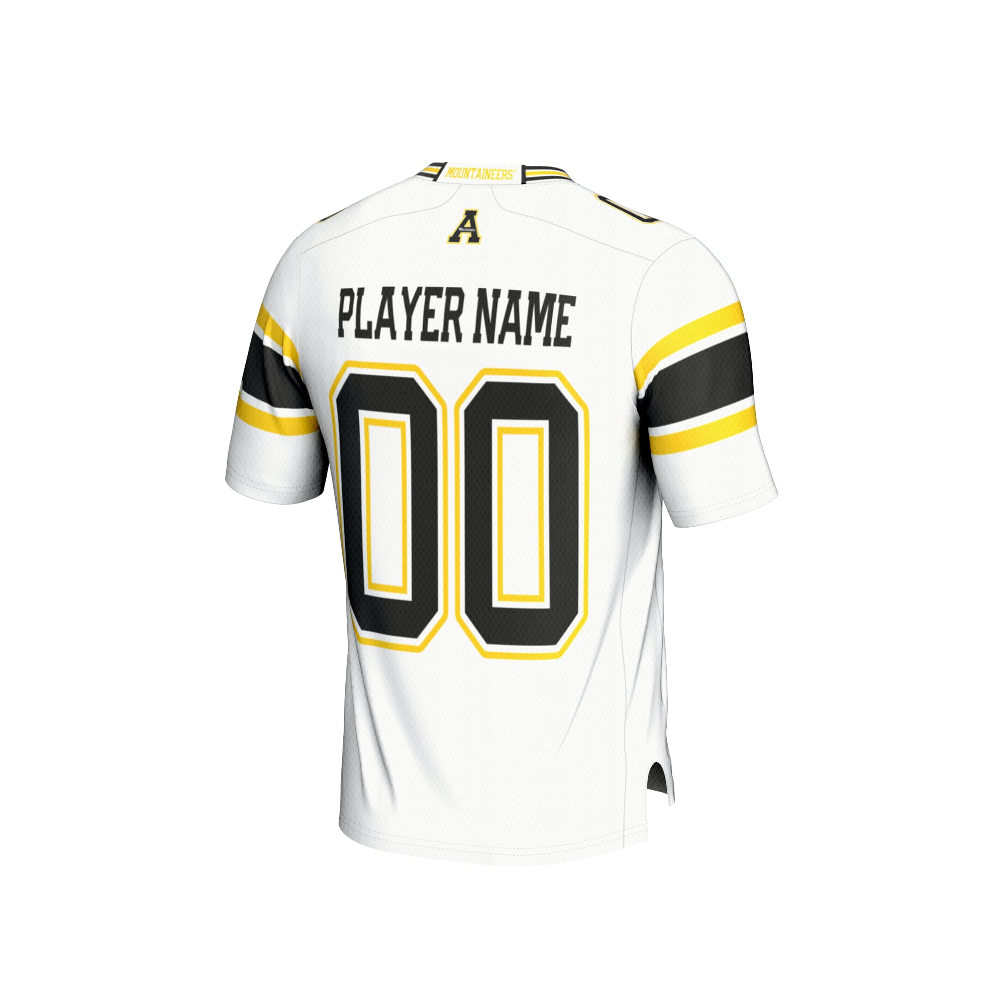 NIL Fashion Appalachian State Mountaineers Game Jersey White NCAA College Football Fan Wear NIL Fashion