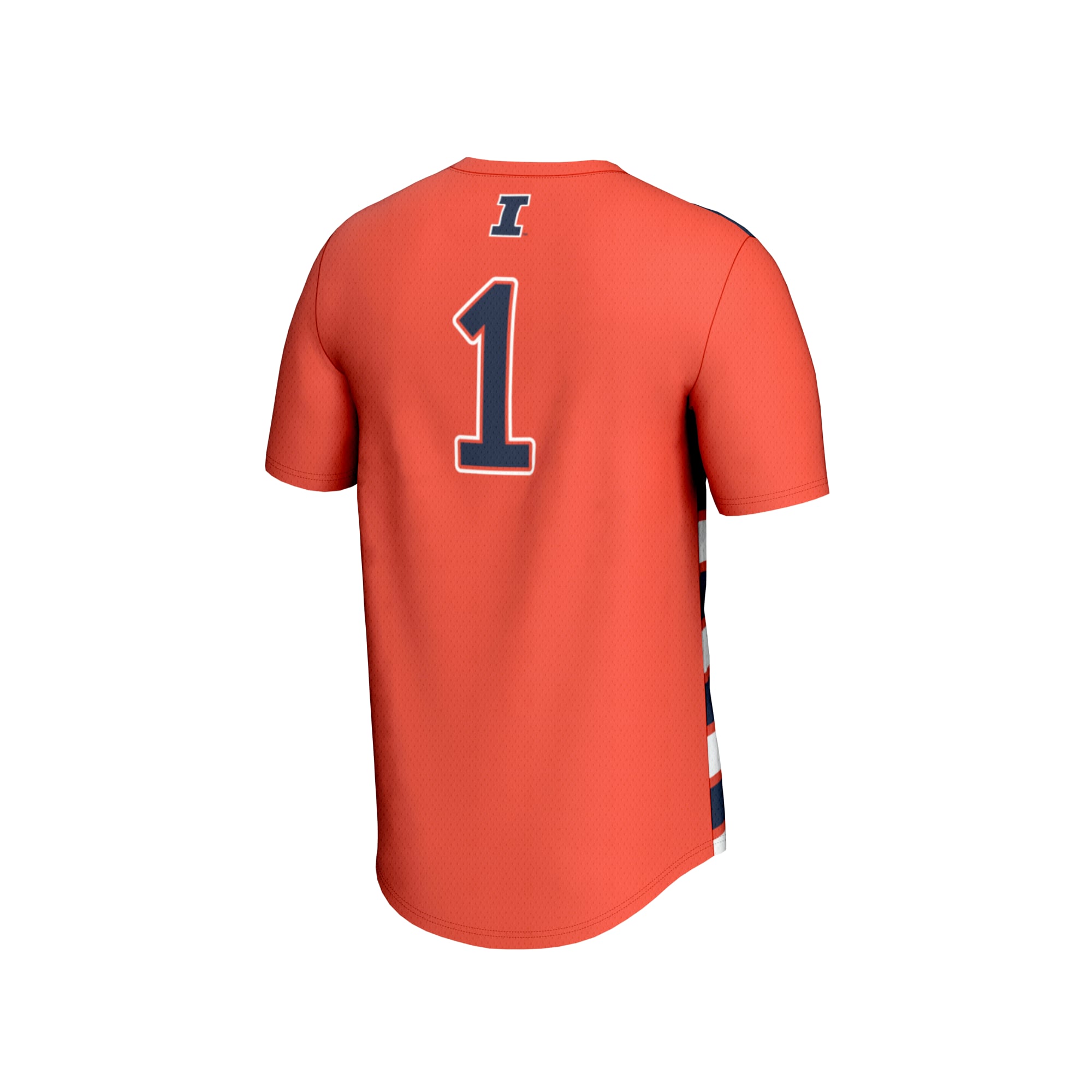 Soccer Fashion Illinois Fighting Illini Game Jersey Orange NCAA College Soccer Fan Wear Soccer Fashion