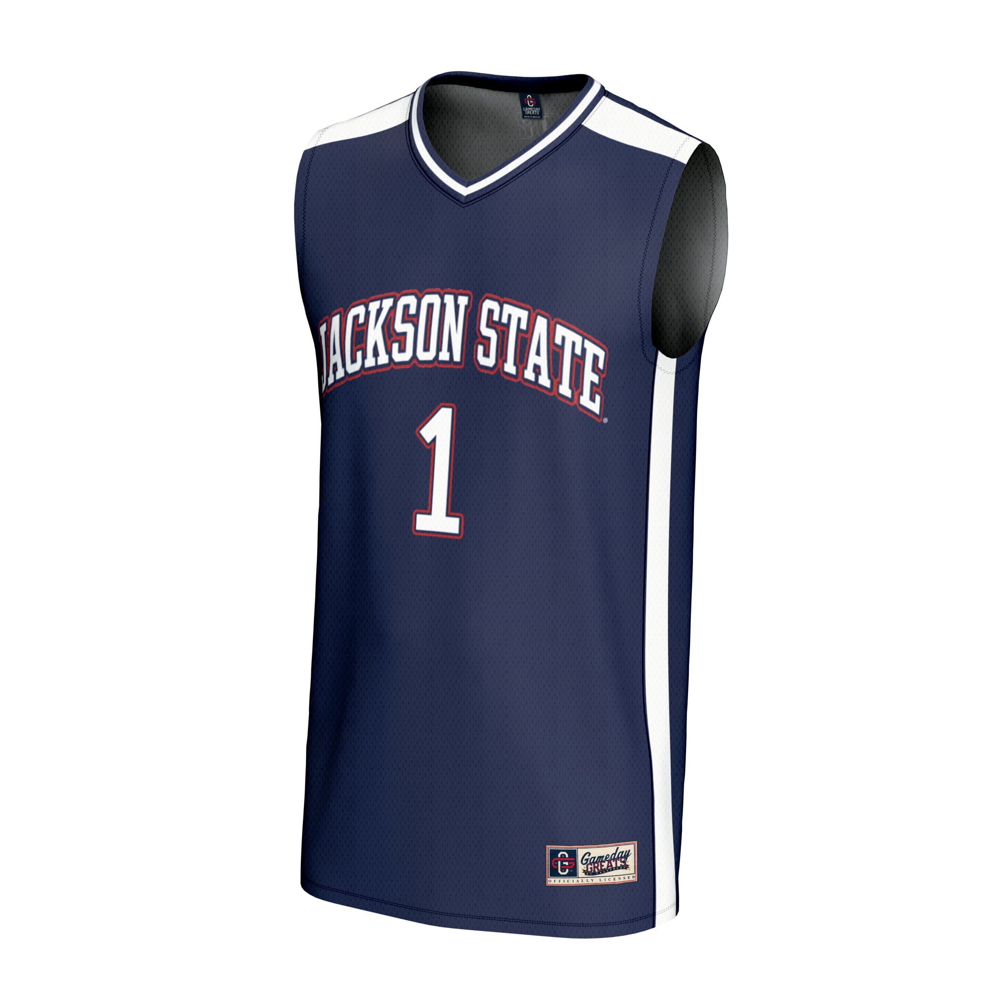 Basketball Fashion Jackson State Tigers Game Jersey Royal NCAA College Basketball Fan Wear Basketball Fashion