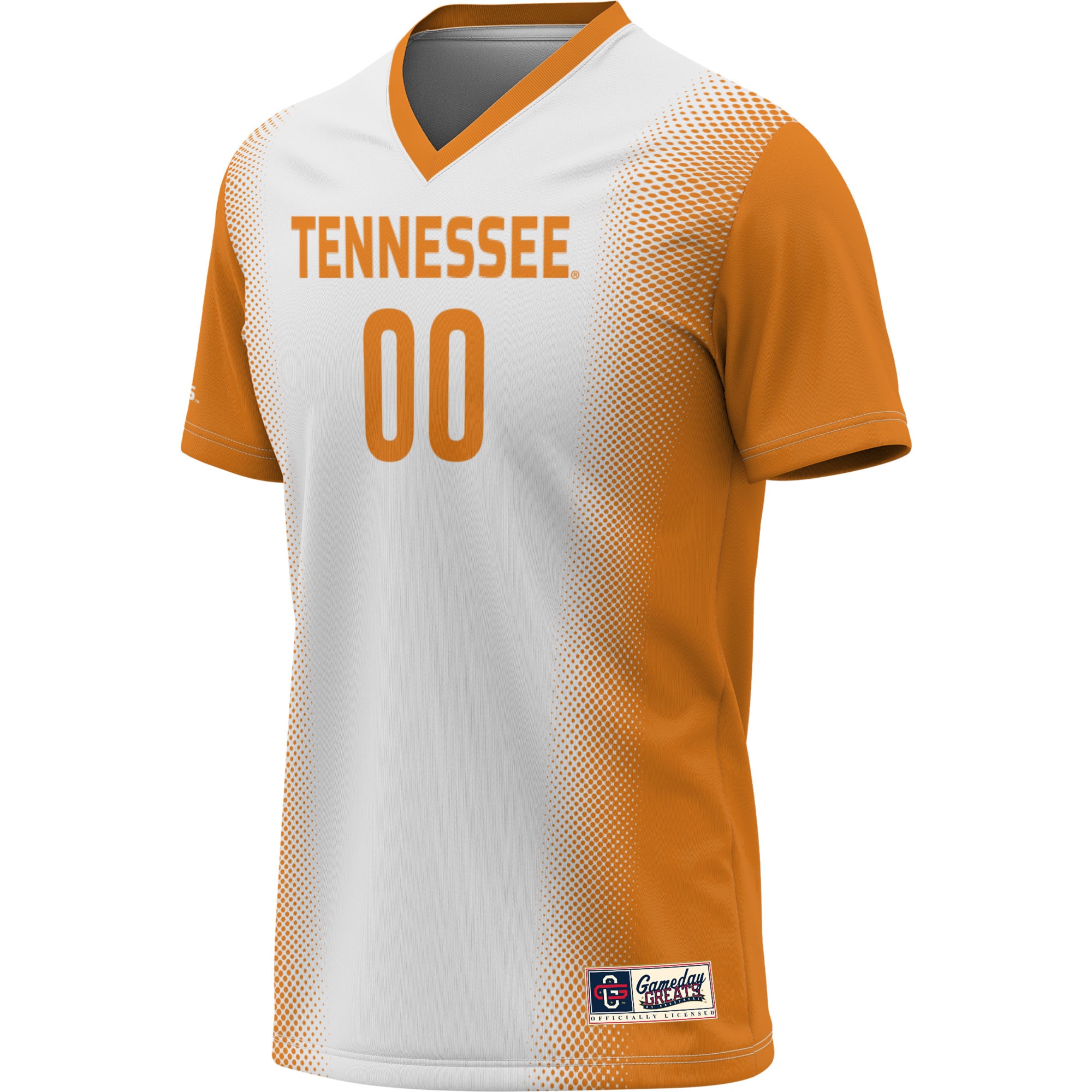 NIL Pick- Soccer Tennessee Volunteers Player Jersey White NCAA College Soccer Fan Wear