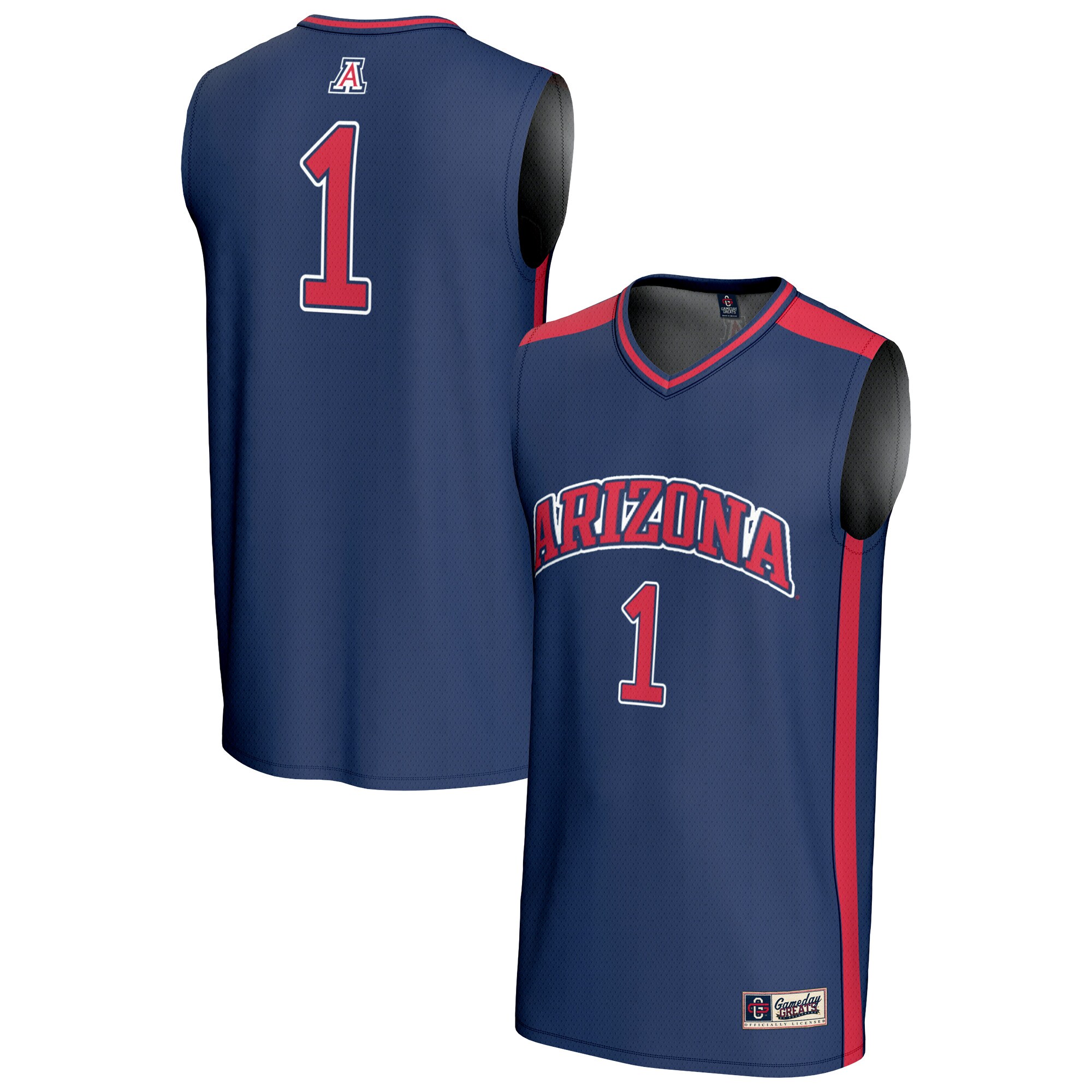 Collegiate Basketball Fashion Arizona Wildcats Game Jersey Navy NCAA College Basketball Fan Wear